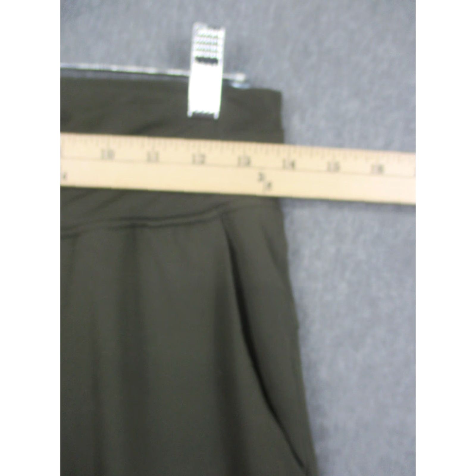 Vintage Zyia Active Pants Womens Large Green Nylon Spandex Joggers Athletic Stretch Size 36" / US 14 / IT 50 - 6 Thumbnail