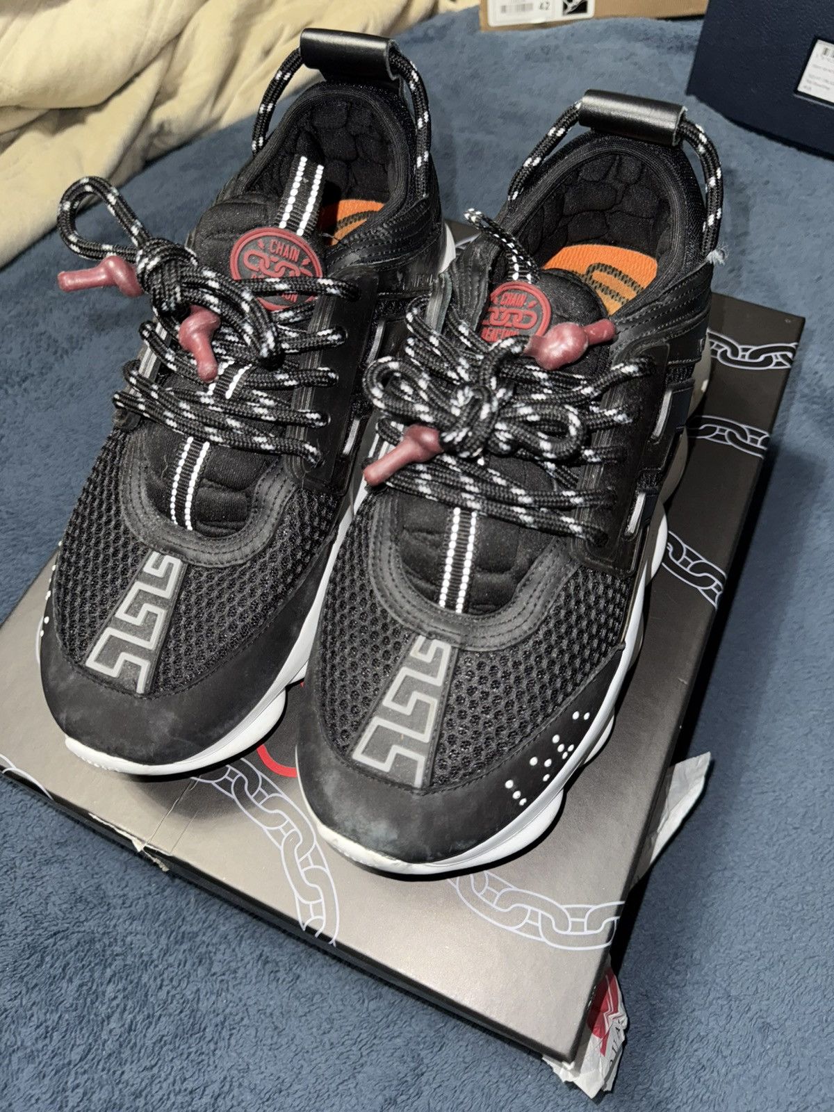 Versace Versace chain reaction sneakers Size US 9 / EU 42 - 1 Thumbnail