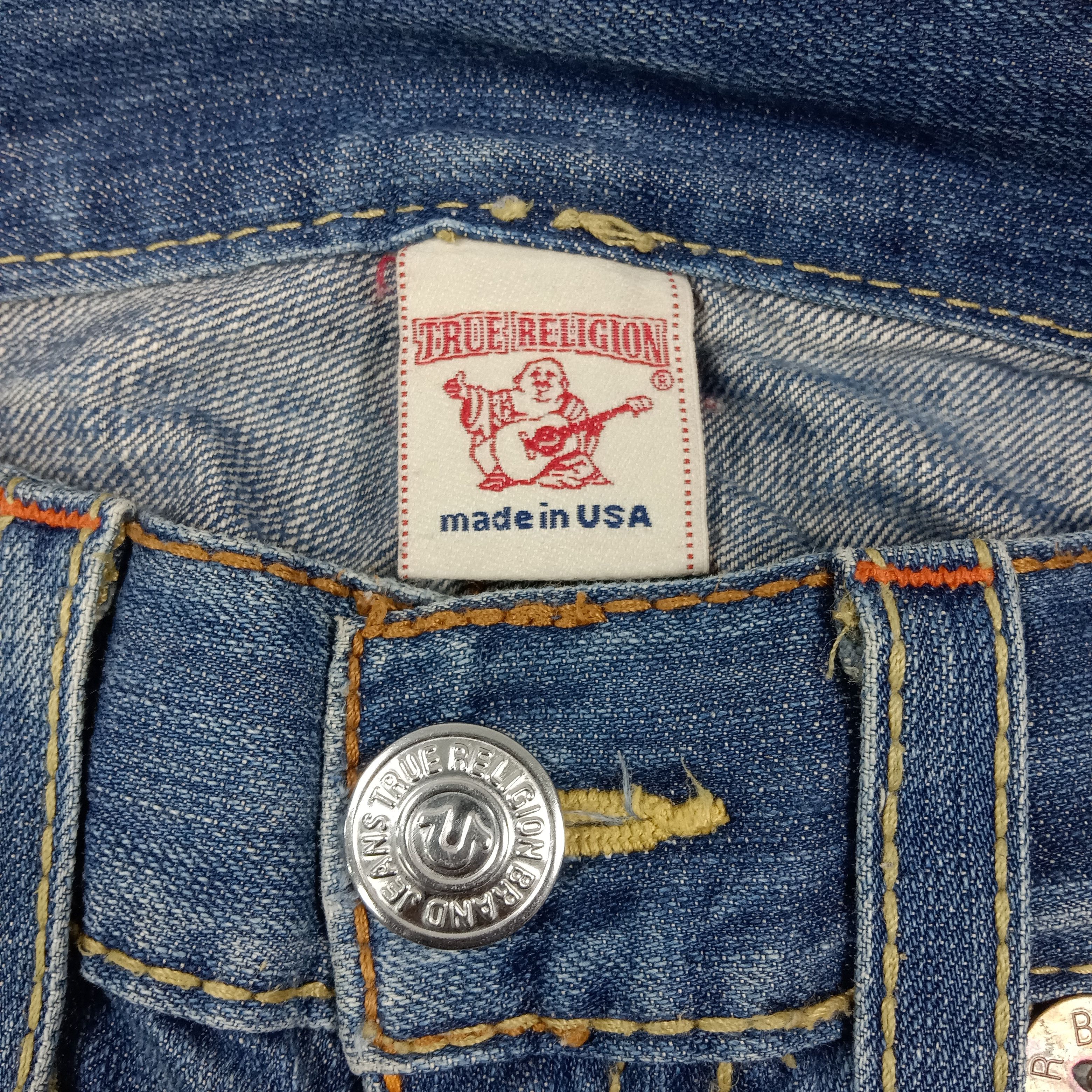 True Religion True Religion American Brand Baggy Denim Jeans C280N28 Size US 33 - 7 Thumbnail