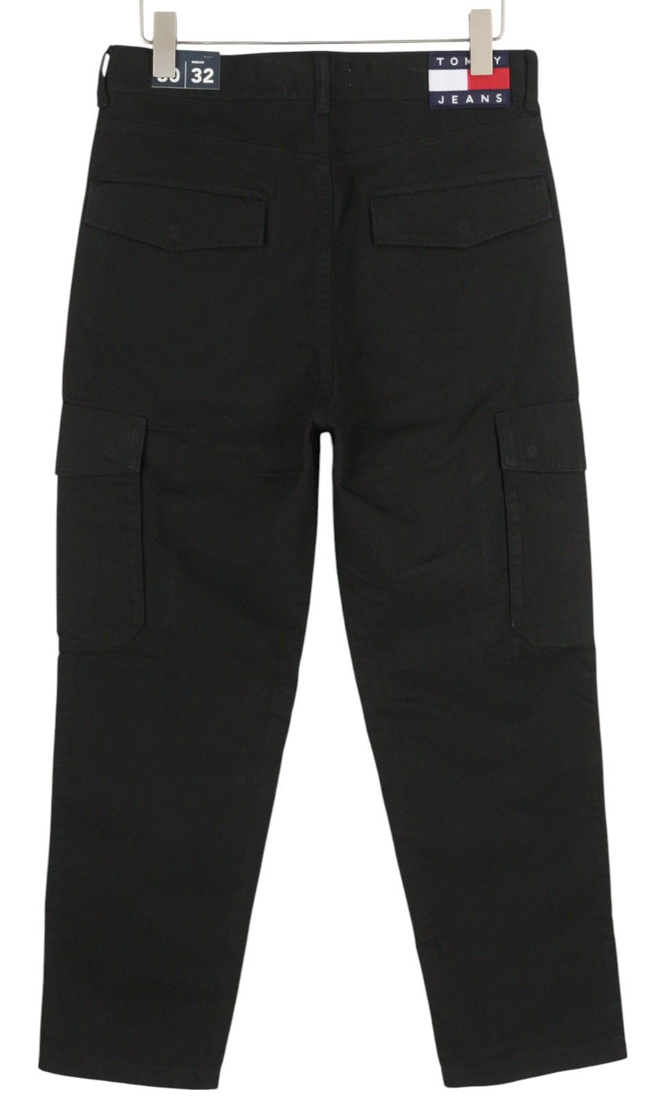 Tommy Hilfiger SKATER CARPENTER W30/L32 Black Cargo Zip Fly Trousers 84948 Size US 30 / EU 46 - 2 Thumbnail