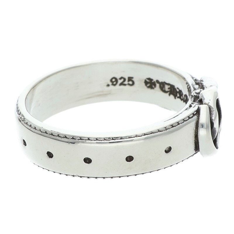 Chrome Hearts Chrome Hearts Belted CH Logo Small Silver Ring Size ONE SIZE - 5 Thumbnail