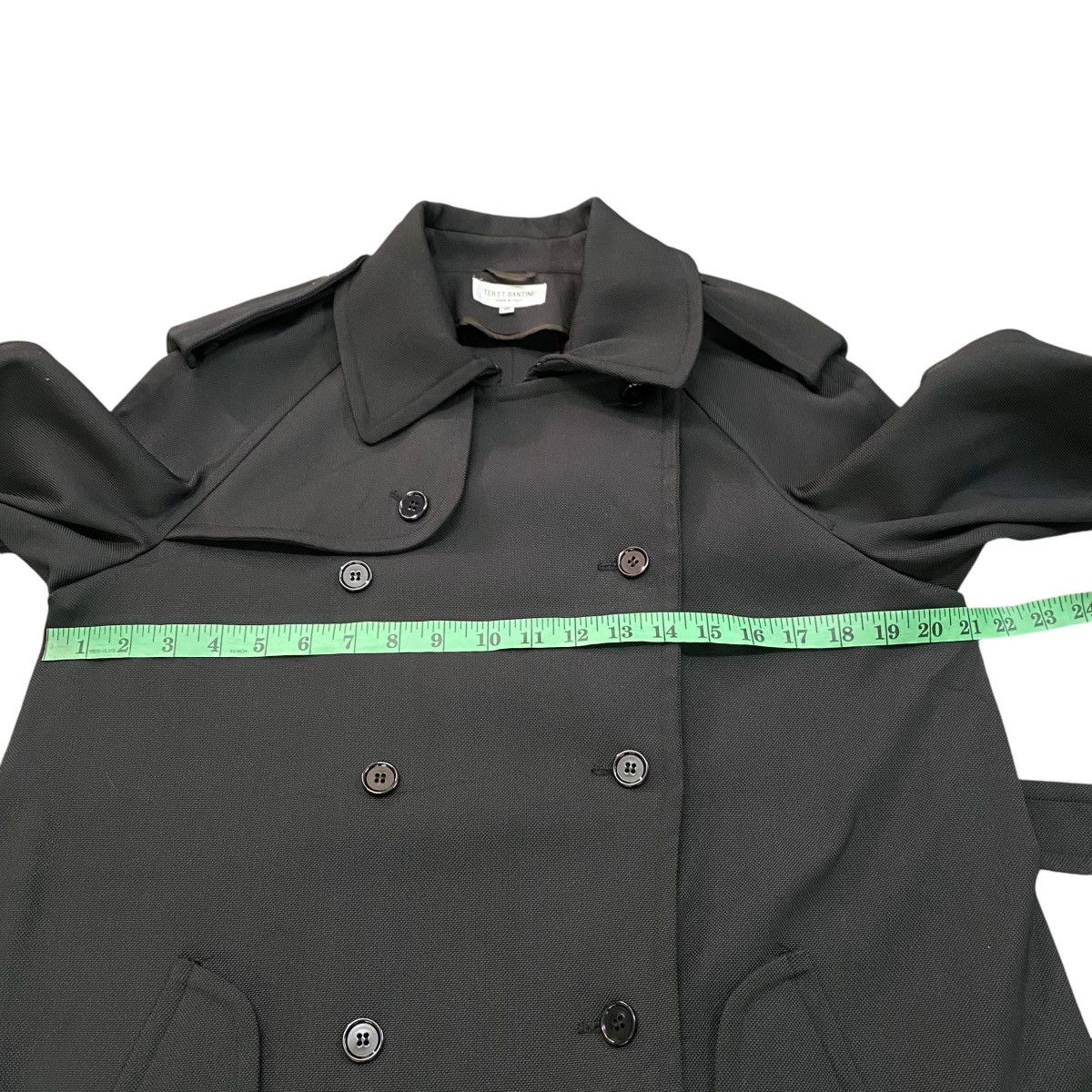 Designer Vintage Ter Et Bantine Long Coat Size 40 (S/M) Black Colour Size S / US 4 / IT 40 - 13 Thumbnail