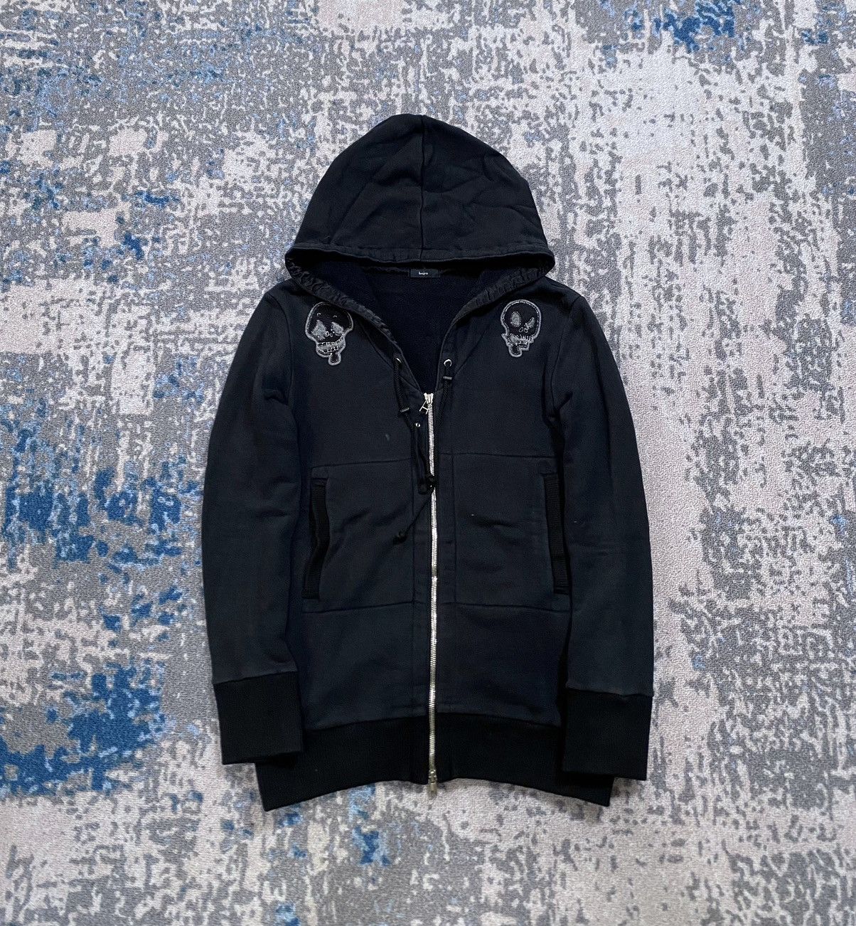 Bajra Japanes Barja Skull Hoodie Vkei Kmrii Style Size US M / EU 48-50 / 2 - 1 Thumbnail
