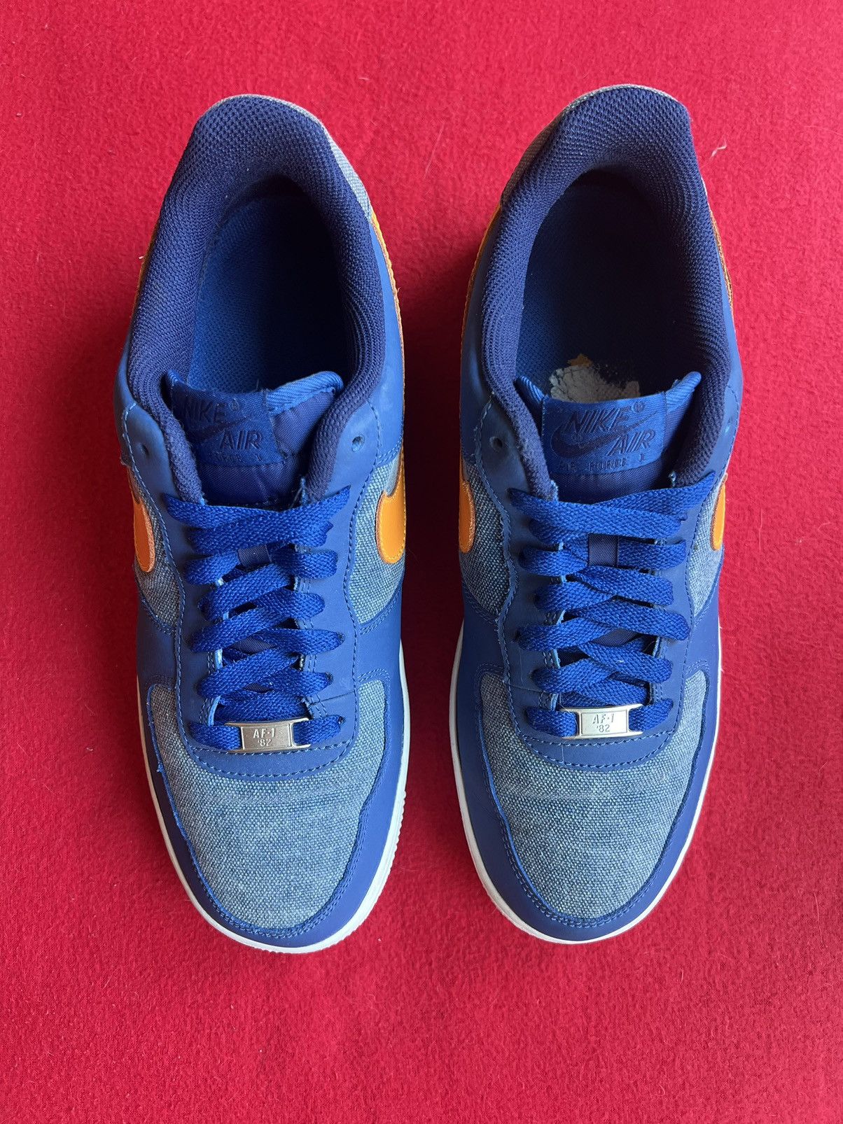 Nike Nike Air Force 1 Low Storm Blue Denim Size US 10 / EU 43 - 4 Thumbnail