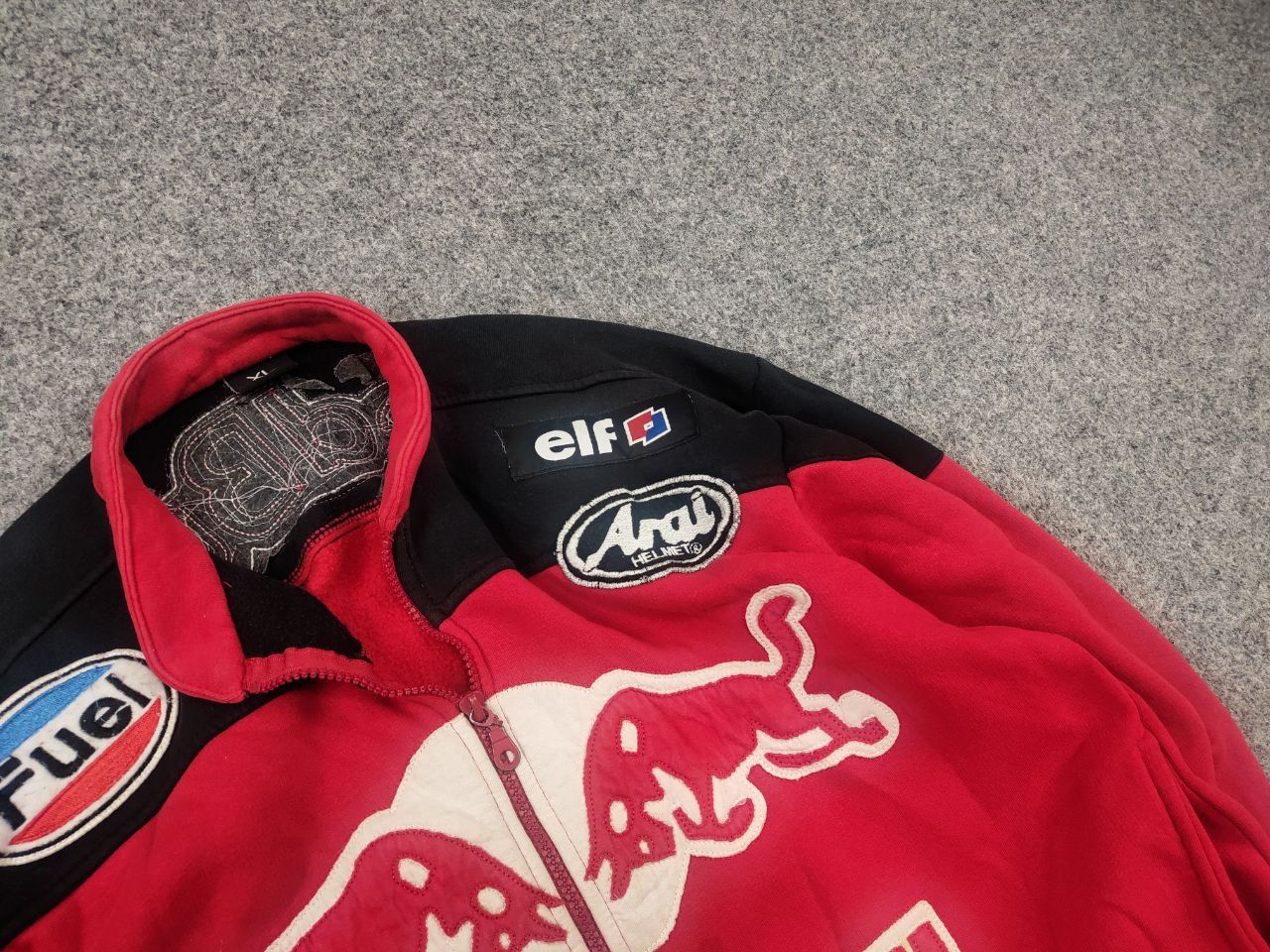 Red Bull Vintage Red Bull Fuel Arai Engine Zip Racing Sweatshirt Y2K Size US M / EU 48-50 / 2 - 4 Thumbnail