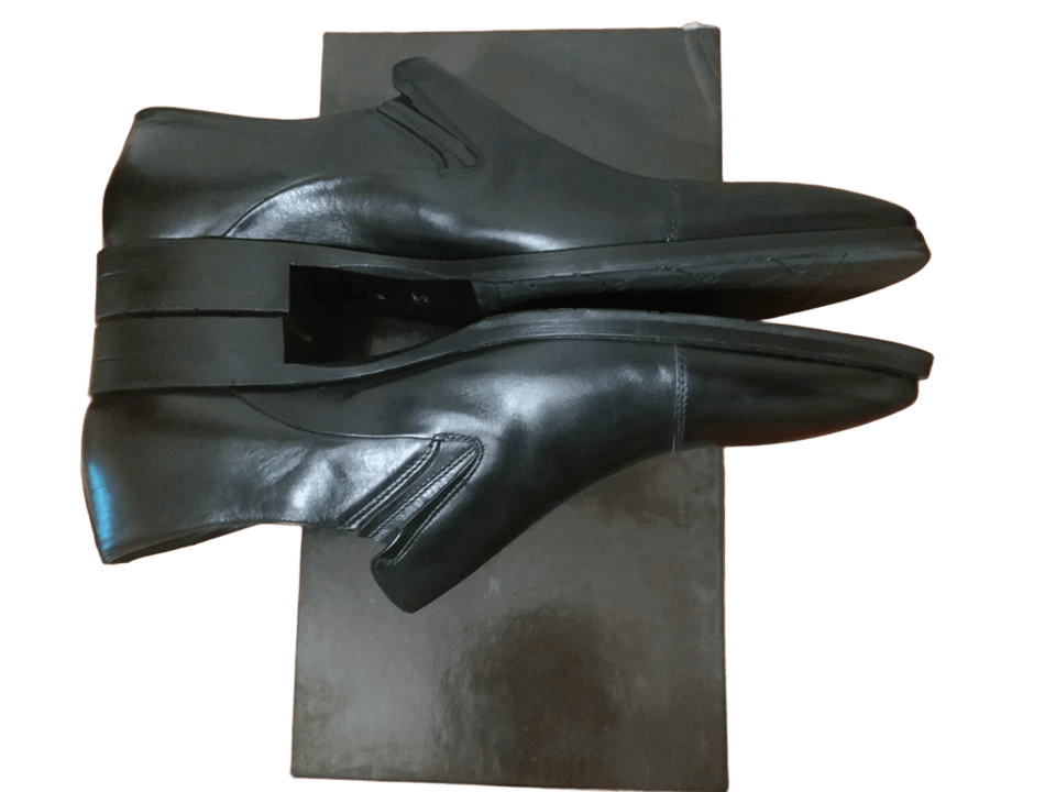 Dino Bigioni Dino Bigioni Black Leather Loafers Dress Shoes EU 44 US 11 Size US 11 / EU 44 - 6 Thumbnail