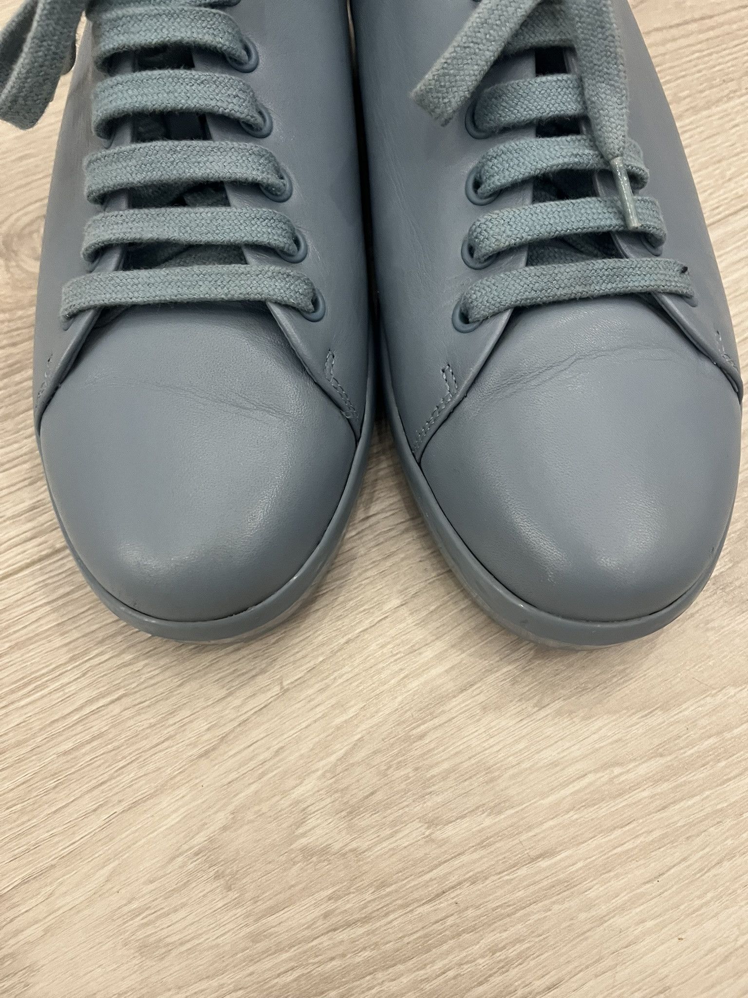 Prada Prada Donna Sneakers Blue Size US 7 / EU 40 - 3 Thumbnail