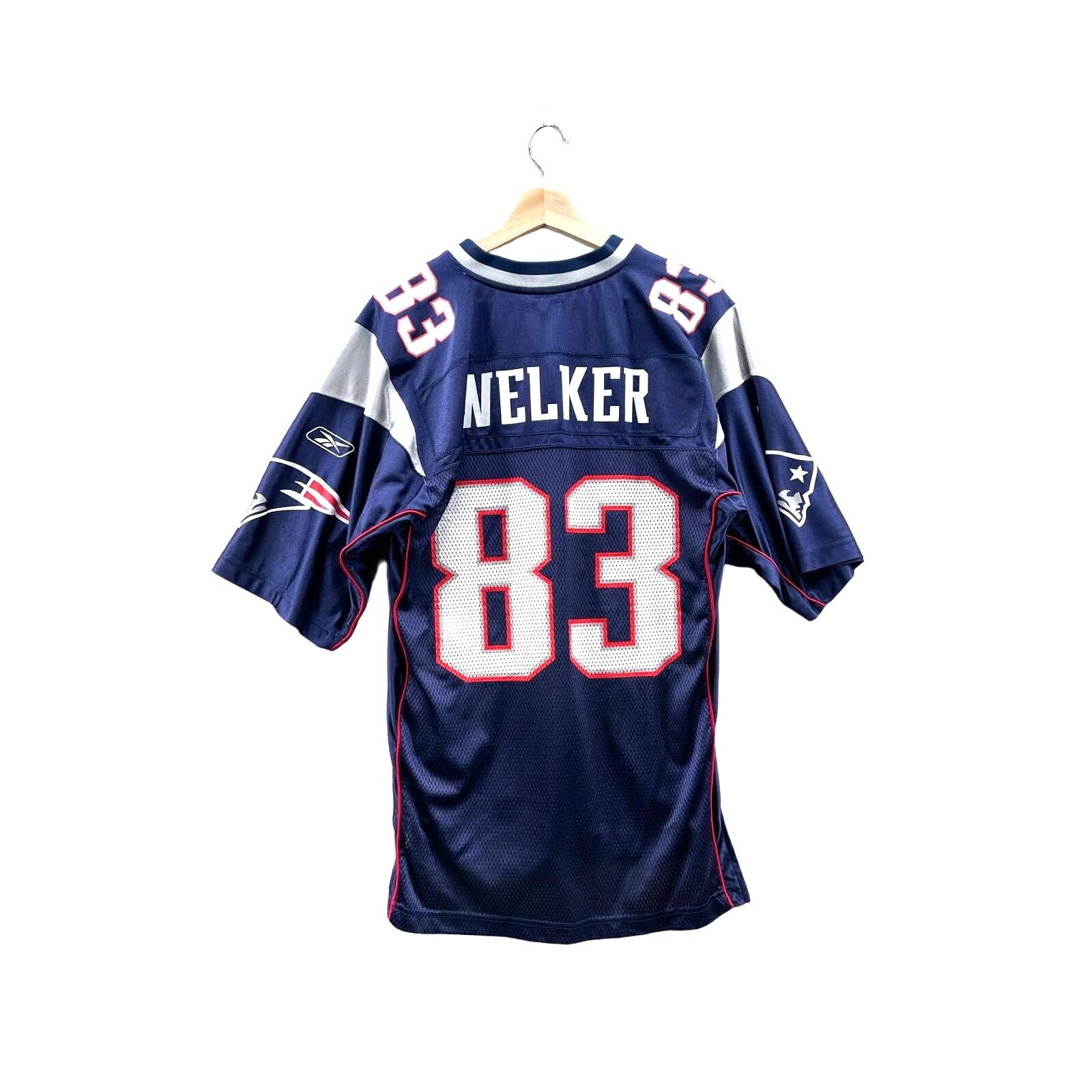NFL × Reebok × Vintage 2000s Reebok New England Patriots Wes Welker NFL Team Jersey Size US S / EU 44-46 / 1 - 2 Thumbnail