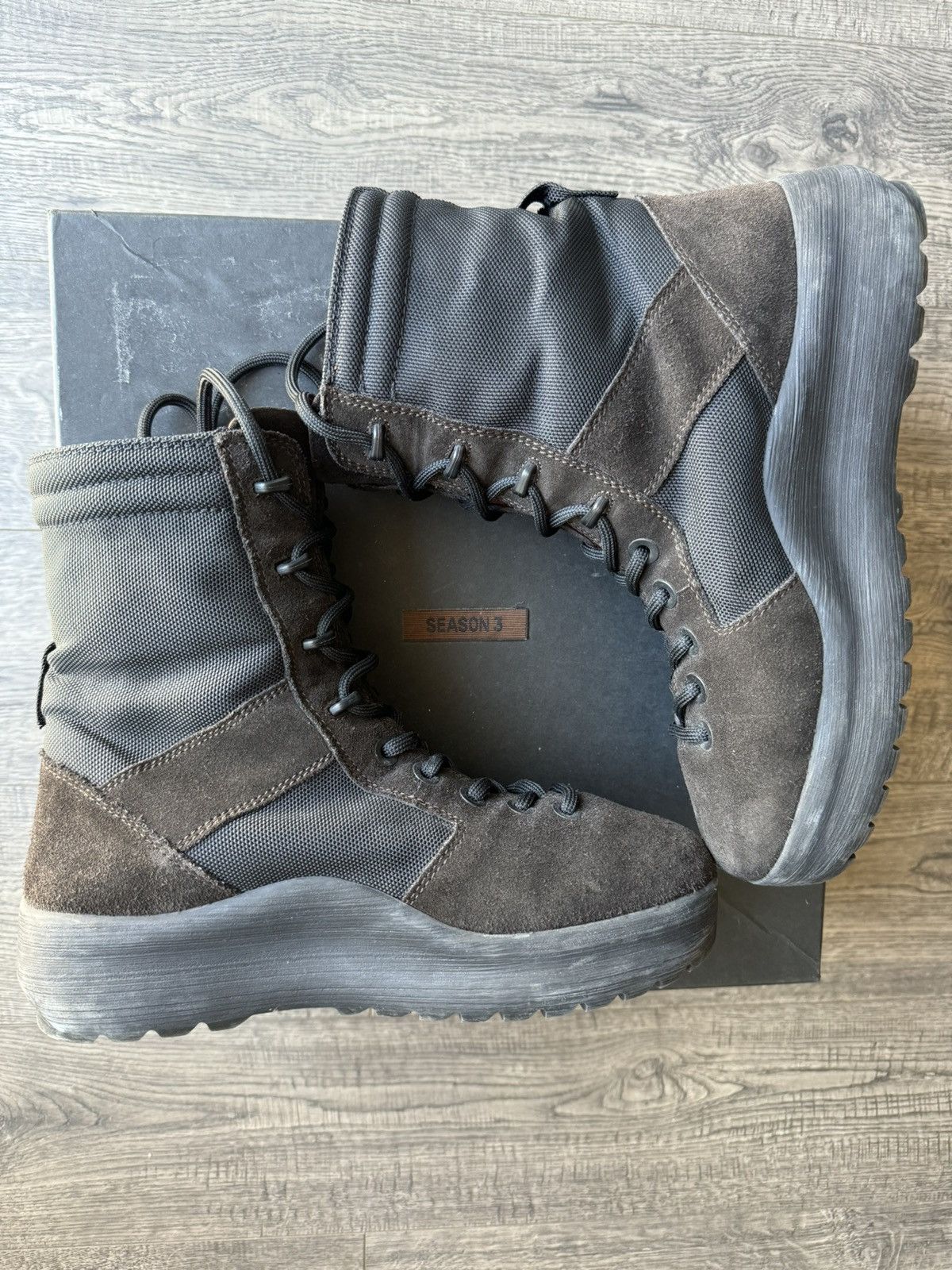Kanye West Yeezy Season 3 Combat Boots Size US 8 / EU 41 - 2 Thumbnail