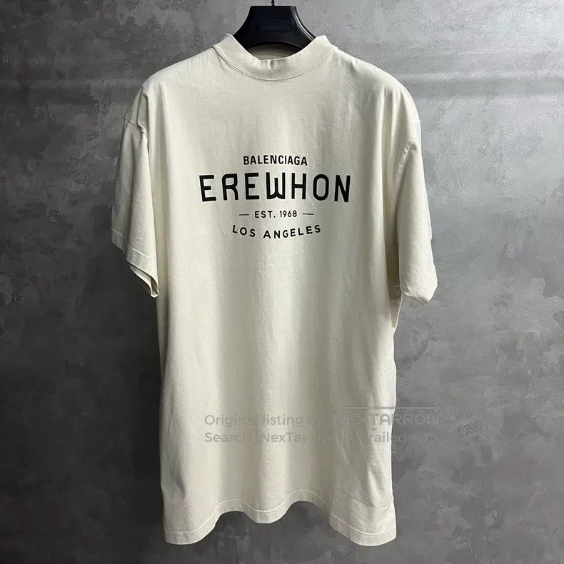 Balenciaga Balenciaga Logo Letter Printed Casual Round Neck Short Sle Size US M / EU 48-50 / 2 - 1 Thumbnail