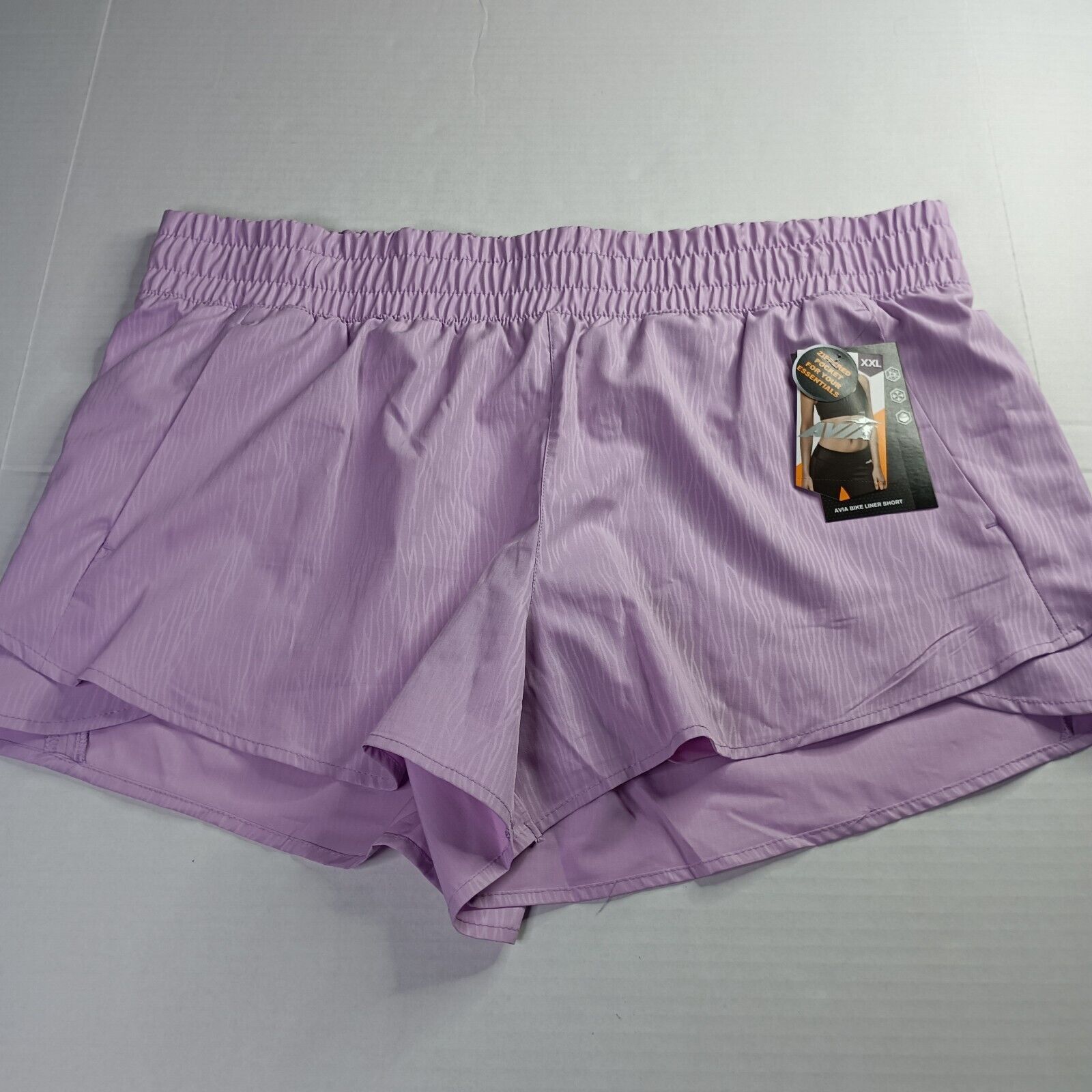 Avia Avia Running Shorts Bike Liner Women's Size 2XL (20) Purple Size 42" / US 20 - 1 Thumbnail