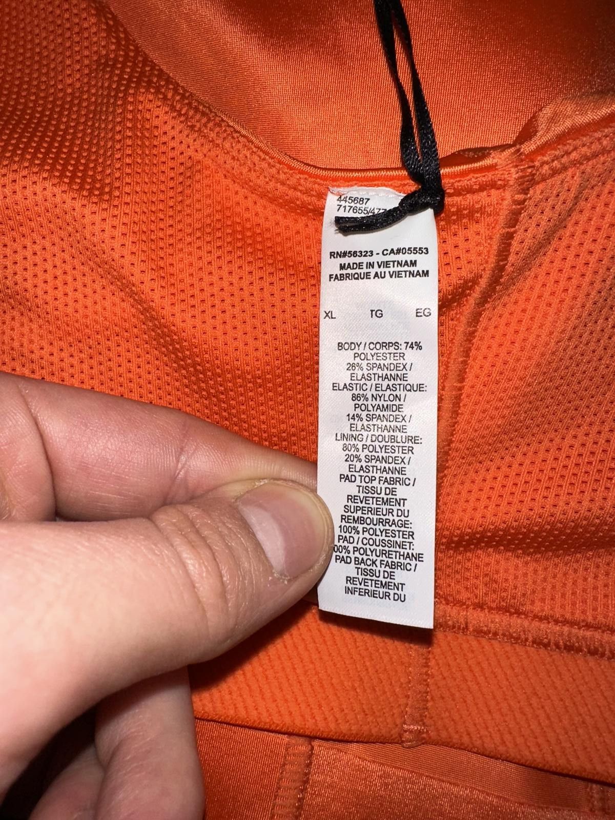 Nike Nike Women’s Swoosh City Ready Electro Orange Sports Bra Top Size ONE SIZE - 5 Thumbnail