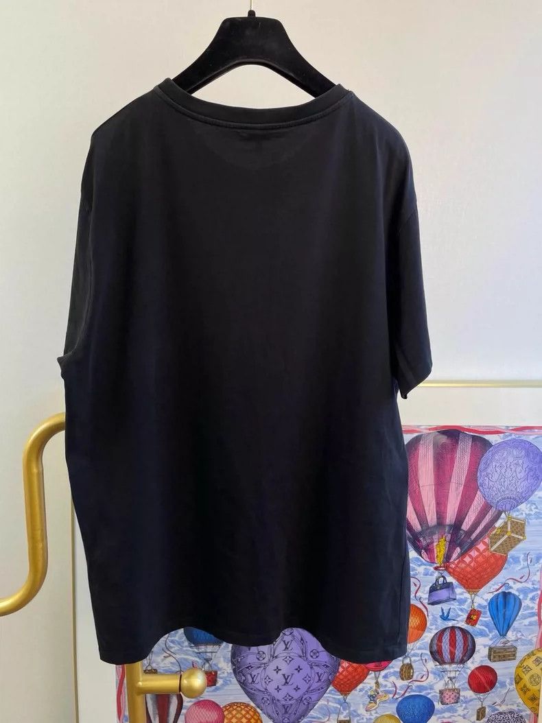 Loewe LOEWE Black small logo T-shirt Size L / US 10 / IT 46 - 2 Thumbnail