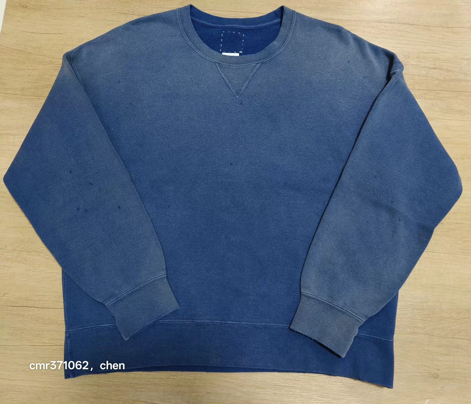 Visvim VISVIM 25AW JUMBO SB LS CRASH Navy 2 BN Sweatshirt Size US M / EU 48-50 / 2 - 1 Thumbnail