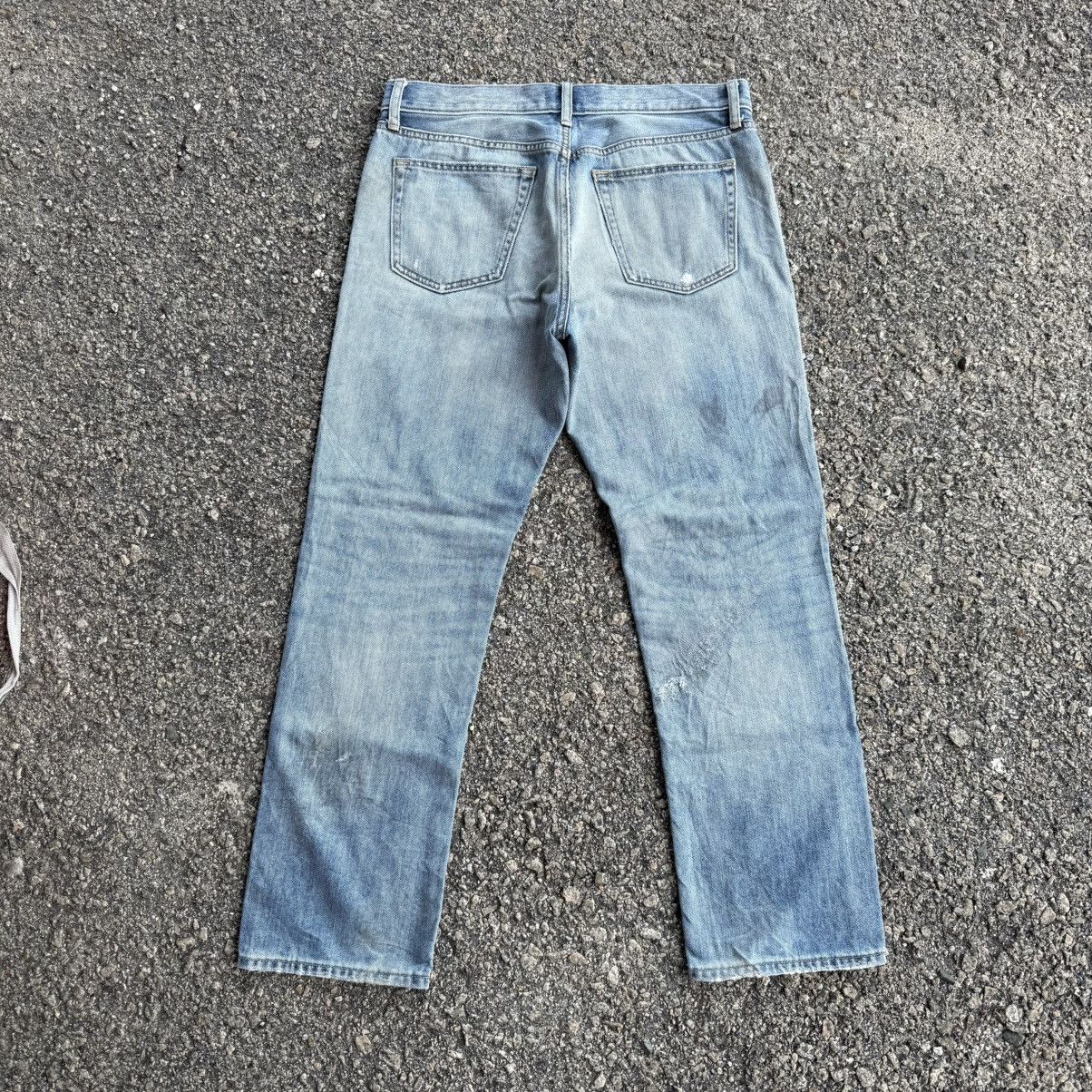 Japanese Brand VINTAGE JAPANESE STRAIGHT FADED JEAN DENIM PANTS Size US 35 - 8 Thumbnail