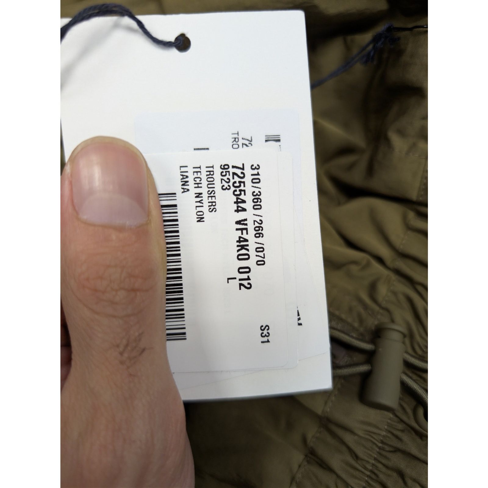 Bottega Veneta o1rshd1 Tech Nylon Trousers / Sweatpants / Joggers in Liana Size US 34 / EU 50 - 20 Thumbnail