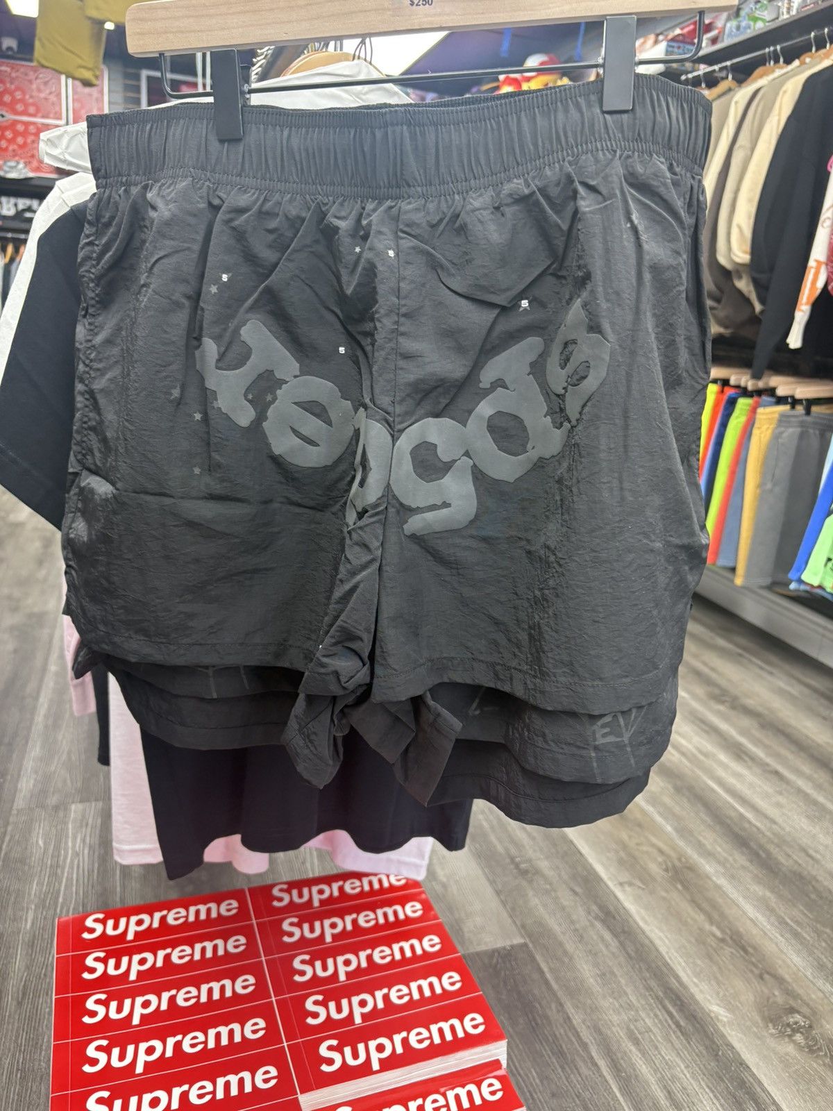 Sp5der Sp5der Double Layer Web Shorts Size XL (Black) Size US 34 / EU 50 - 1 Thumbnail