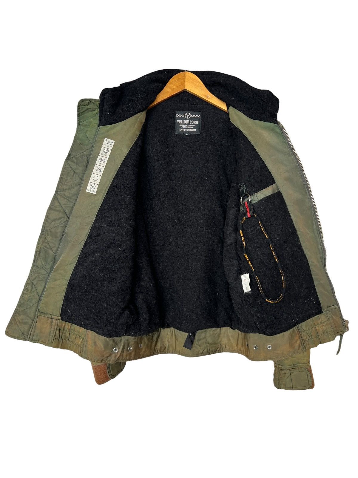 YELLOW CORN Vintage Yellow Corn Highway Magician Sunfaded Green Jacket Size US L / EU 52-54 / 3 - 11 Thumbnail