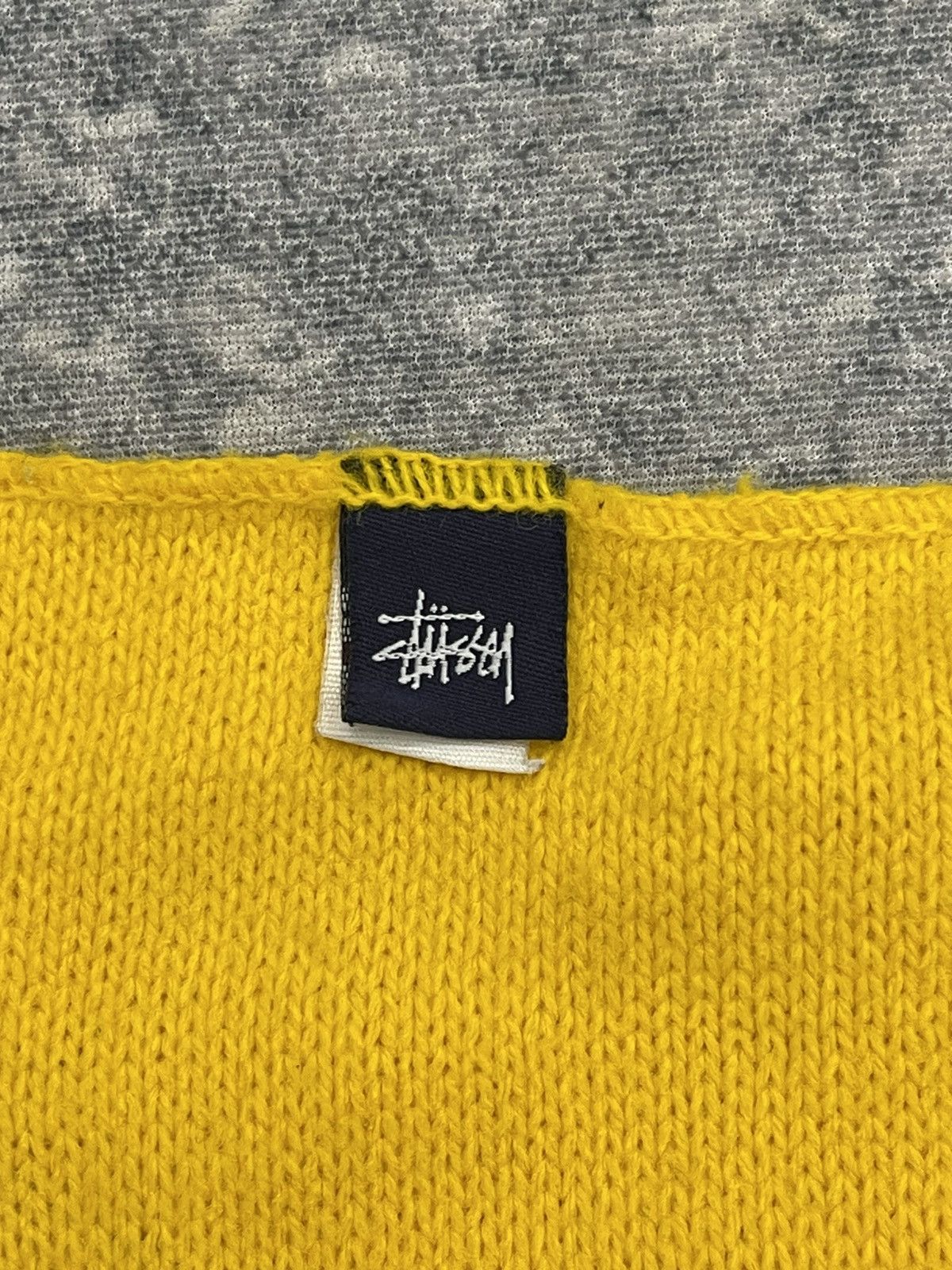 Stussy Vintage Stussy Gray Wool Scarf Muffler s10 Size ONE SIZE - 5 Thumbnail