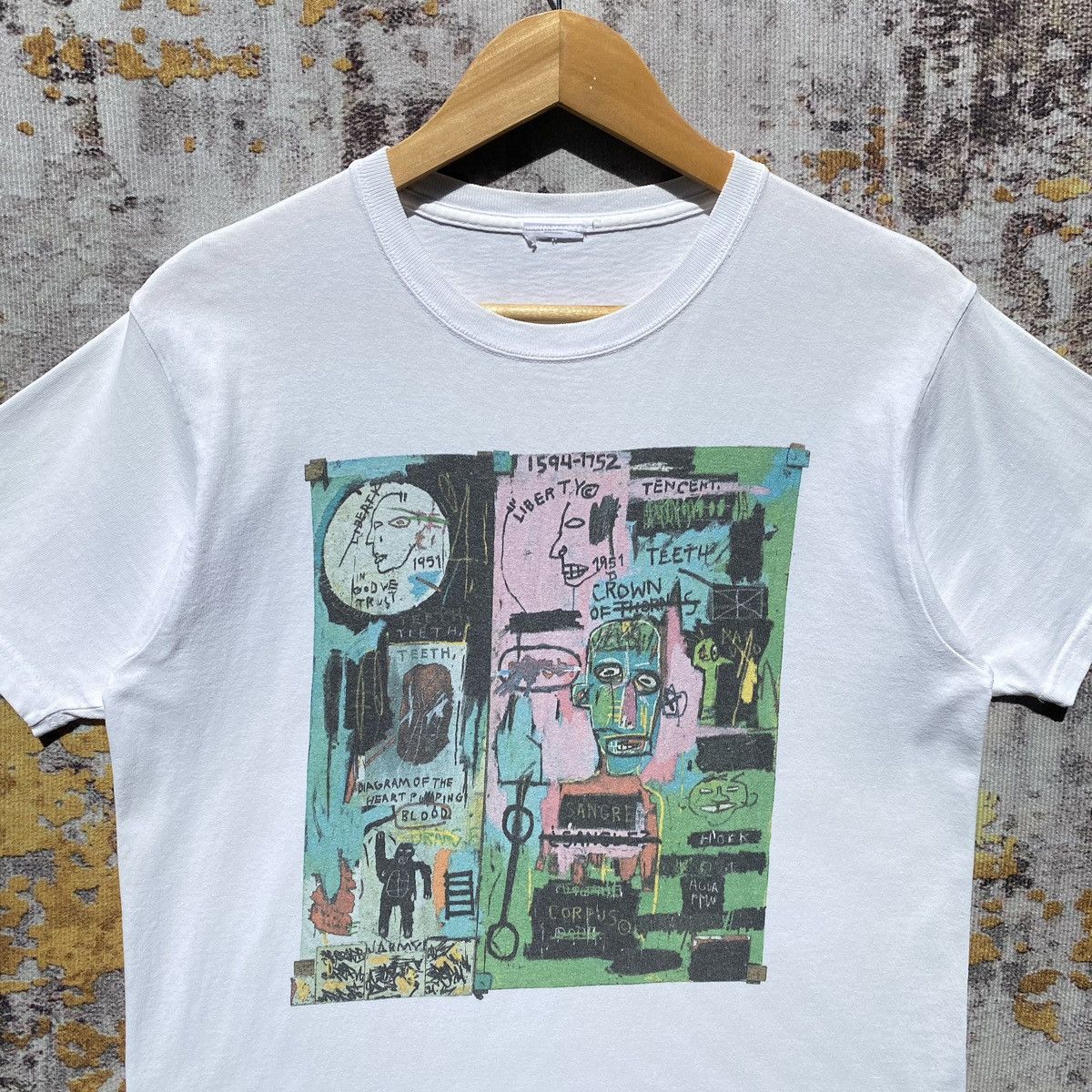 Arts & Science × Jean-Michel Basquiat × Vintage Vintage Jean-Michel Basquiat Shirt American Artist Size US S / EU 44-46 / 1 - 6 Thumbnail