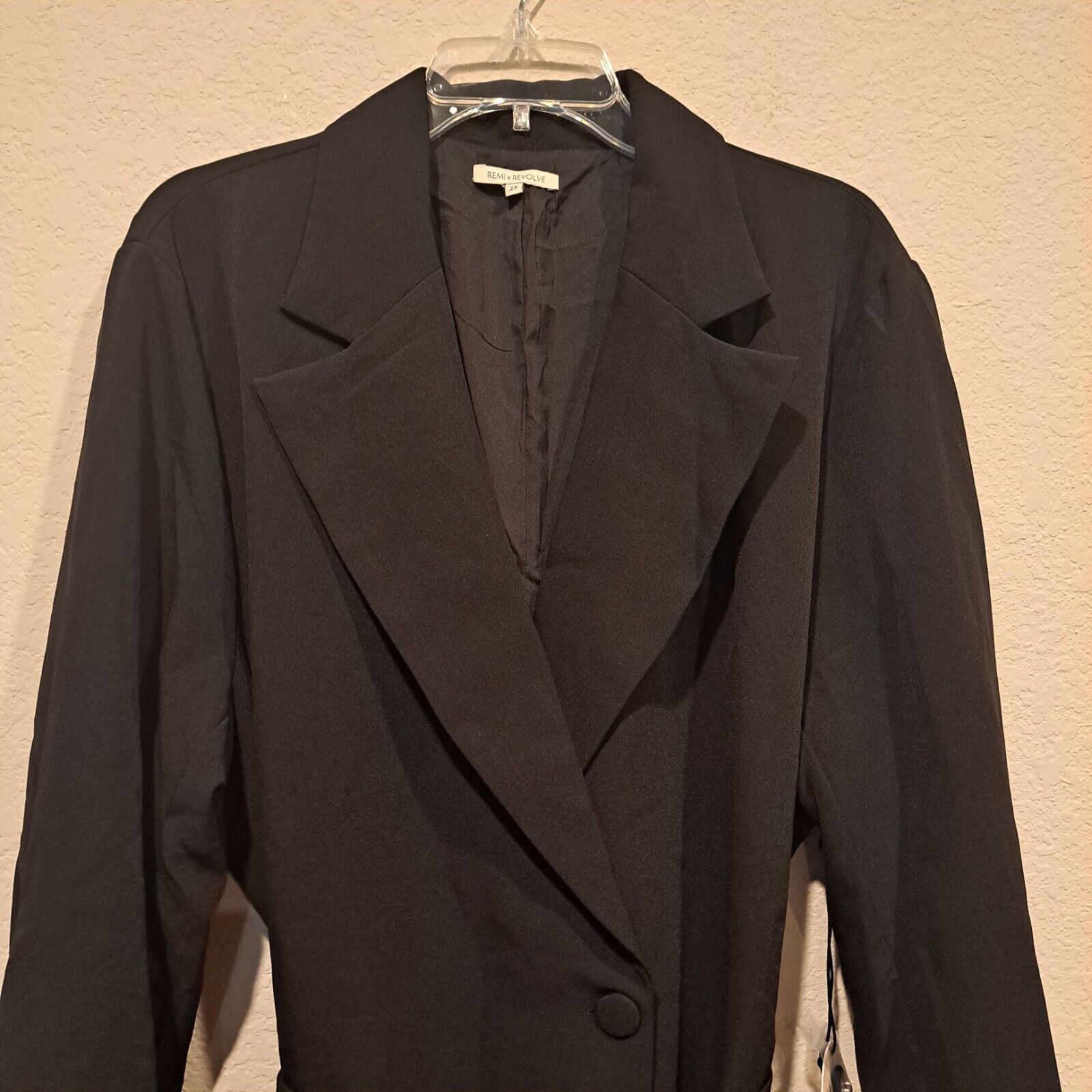 REVOLVE REMI X REVOLVE - Meghan Style Blazer Dress Size 2X NWT Black Size XXL / US 16-18 / IT 52-54 - 11 Thumbnail
