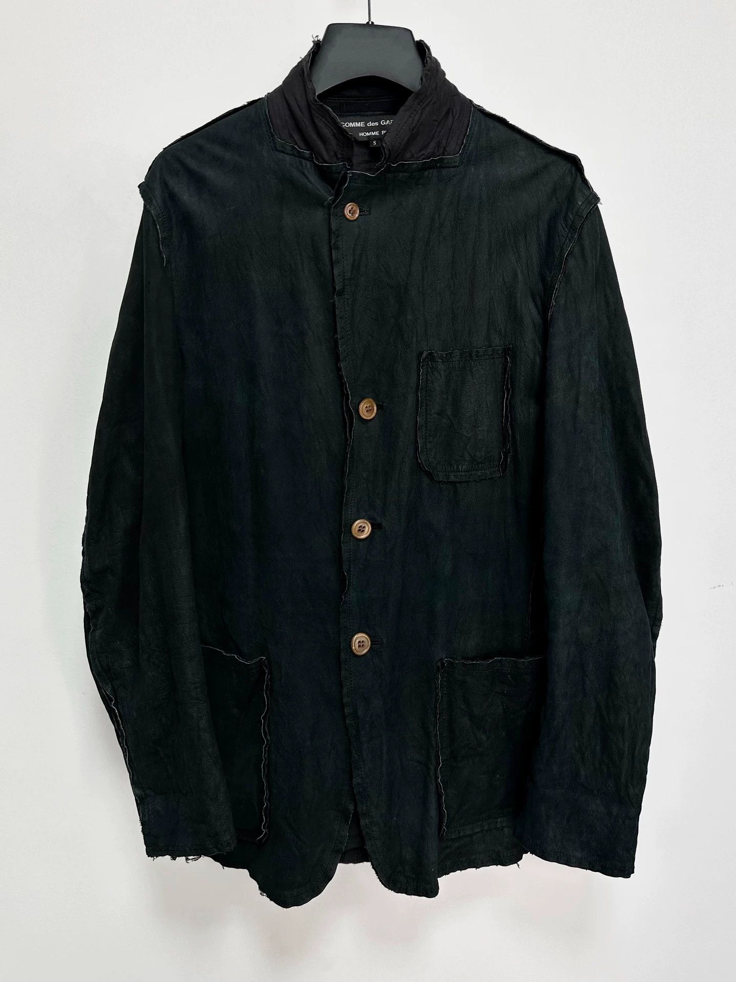 Comme des Garcons Comme des Garçons 02AW Torn Leather Runway Jacket Size US S / EU 44-46 / 1 - 2 Thumbnail