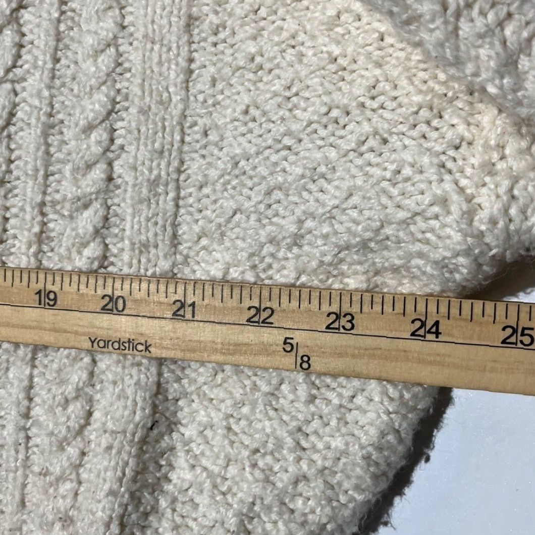 Anthropologie Anthropologie Pilcro Cream Cable Knit Mock Neck Cropped Sweater Women’s Small Pullover Crewneck (Mock) Neck? Size S / US 4 / IT 40 - 6 Thumbnail