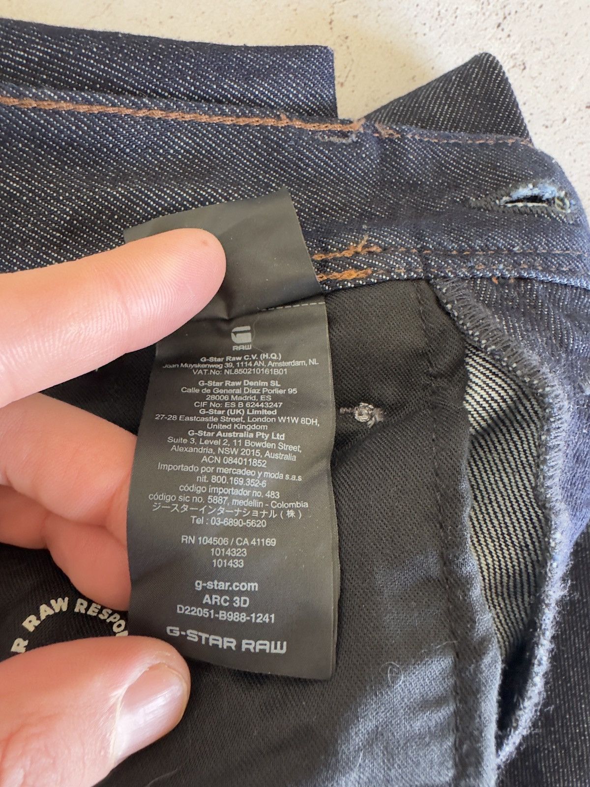 G-Star G Star Raw 3D Arc Denim Jeans Size 27/30 Size US 27 - 11 Thumbnail