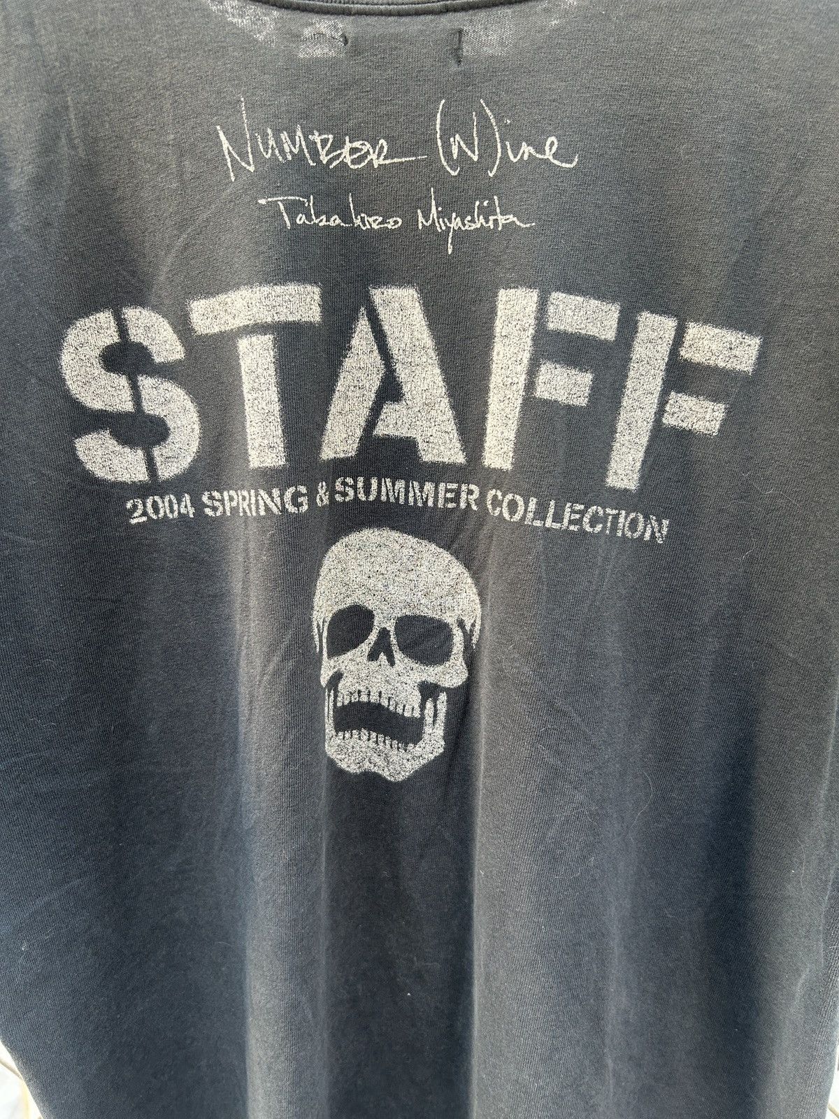 Number (N)ine number (n)ine ss04 “dream baby dream” staff tee Size US L / EU 52-54 / 3 - 3 Thumbnail
