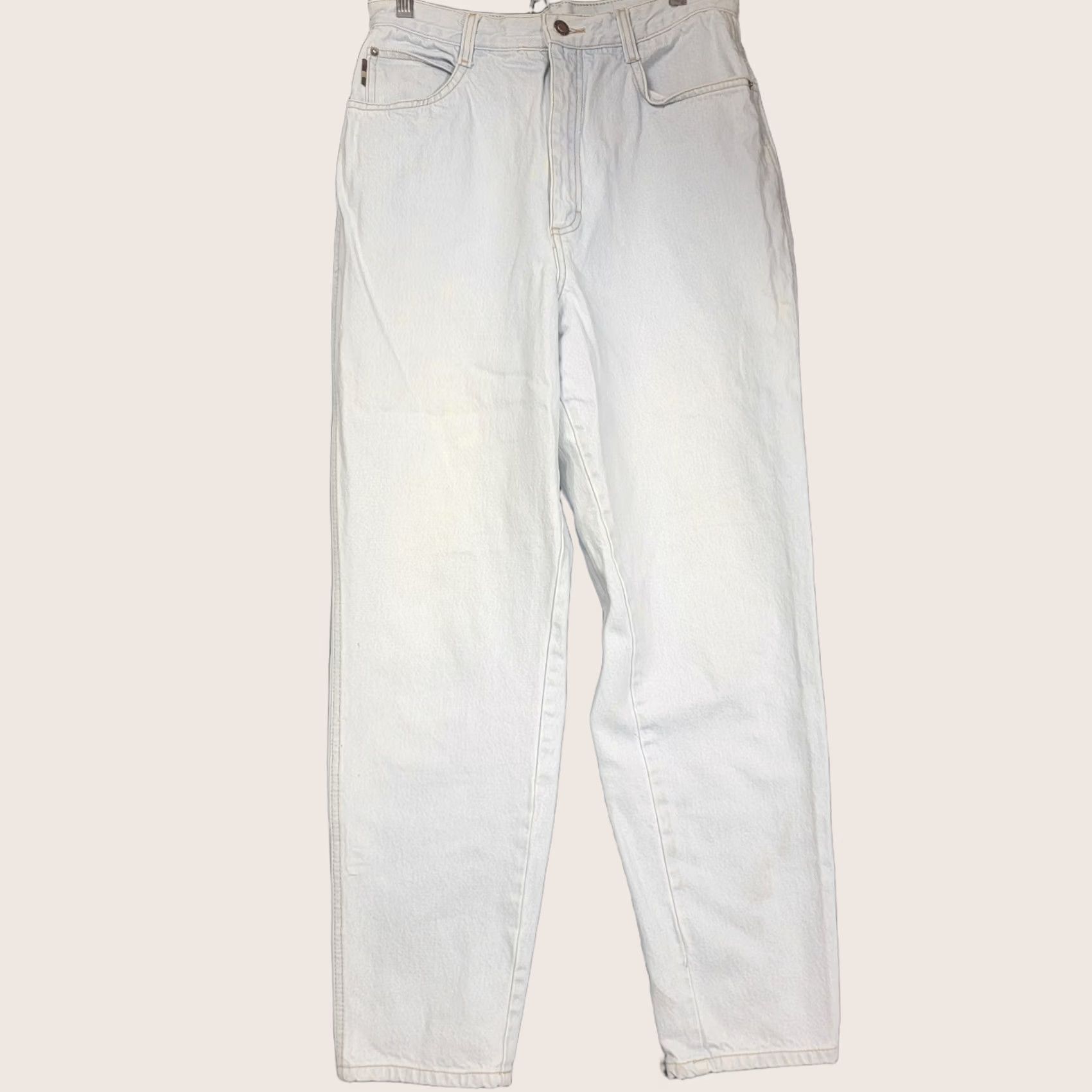 Vintage Gitano Vtg High Rise Mom Jeans 16 Long Denim Blue Straight Leg Womens 1980s Size 38" / US 16 / IT 52 - 1 Thumbnail
