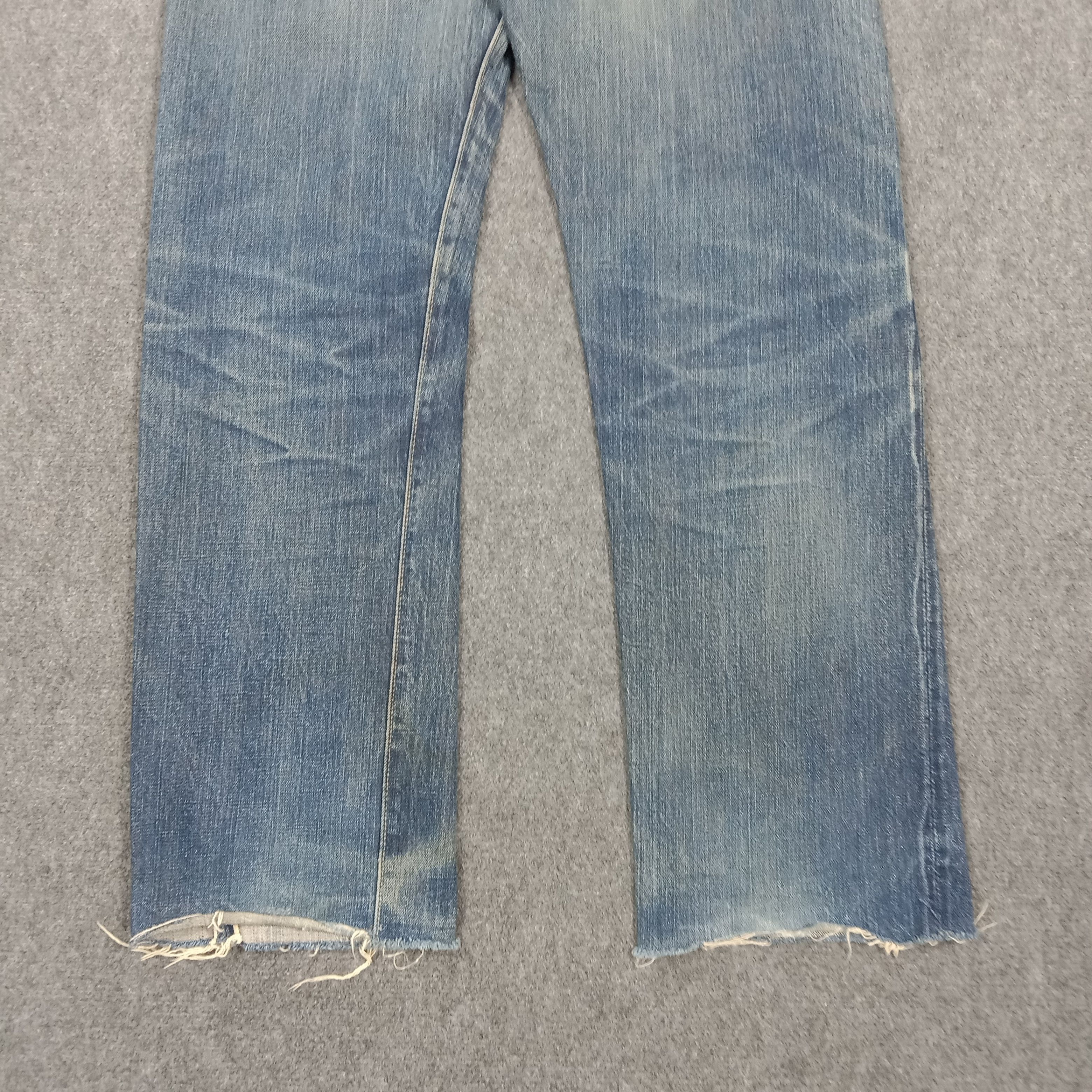 The Real McCoy's Joe McCoy 901 Selvedge Distressed Hem Denim Jeans E1A37 Size US 29 - 7 Thumbnail
