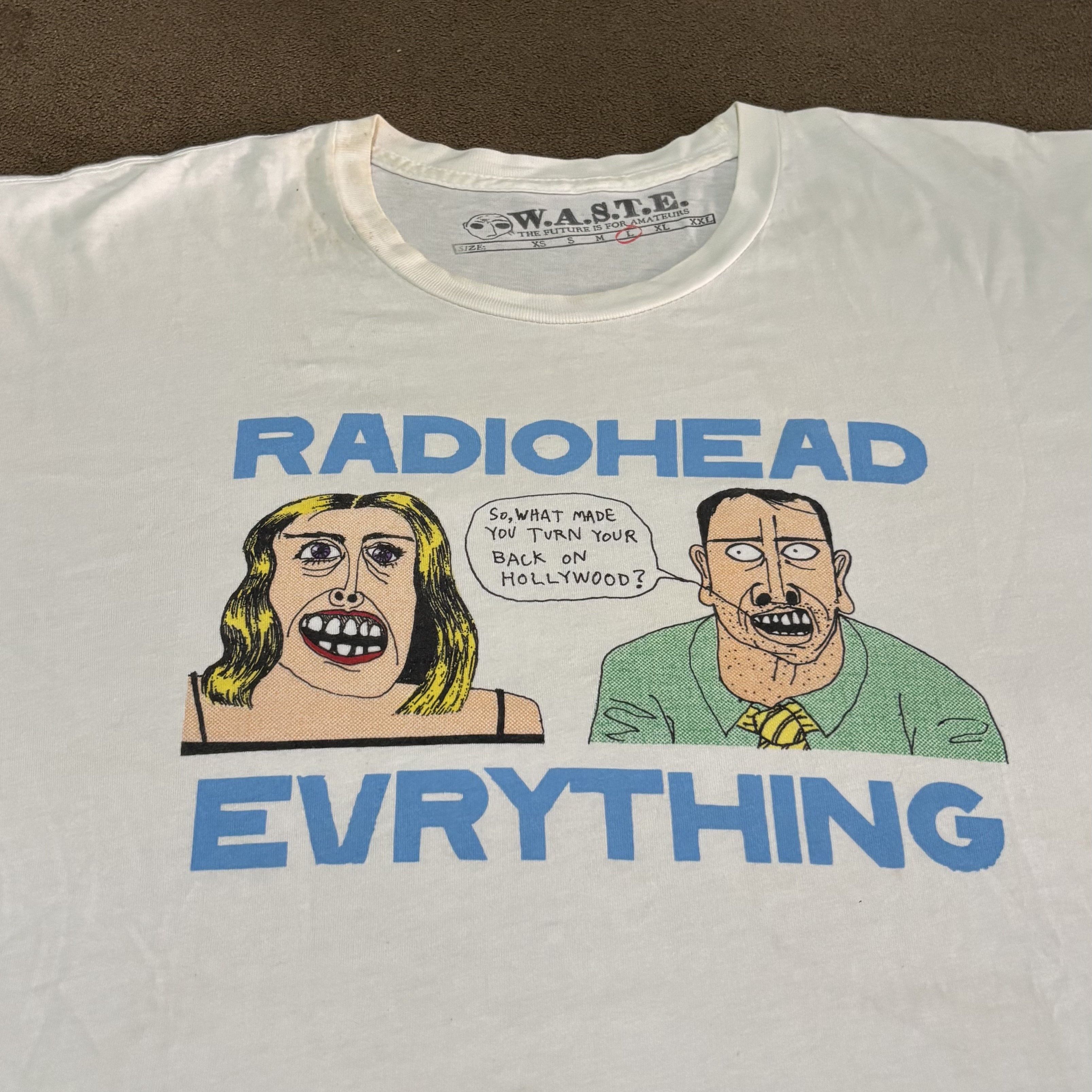 Band Tees Vtg Y2k Radiohead Everything Shirt oasis blur Size US L / EU 52-54 / 3 - 2 Thumbnail