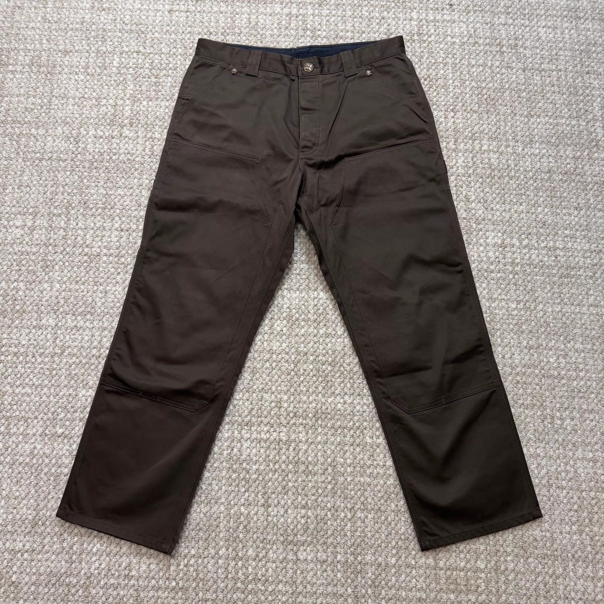 Chrome Hearts Chrome Hearts Deep Brown Lumberjack 36 (Near New, 1 Spot) Size US 36 / EU 52 - 1 Thumbnail