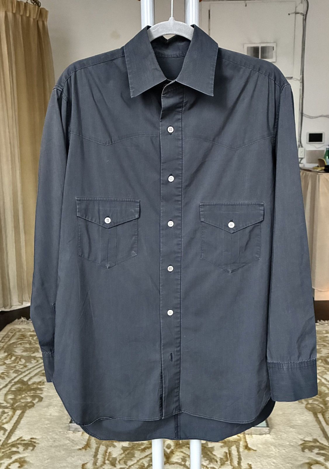 Other Alexander Van Slobbe Archive Garment Dyed Western Shirt Size US M / EU 48-50 / 2 - 23 Thumbnail