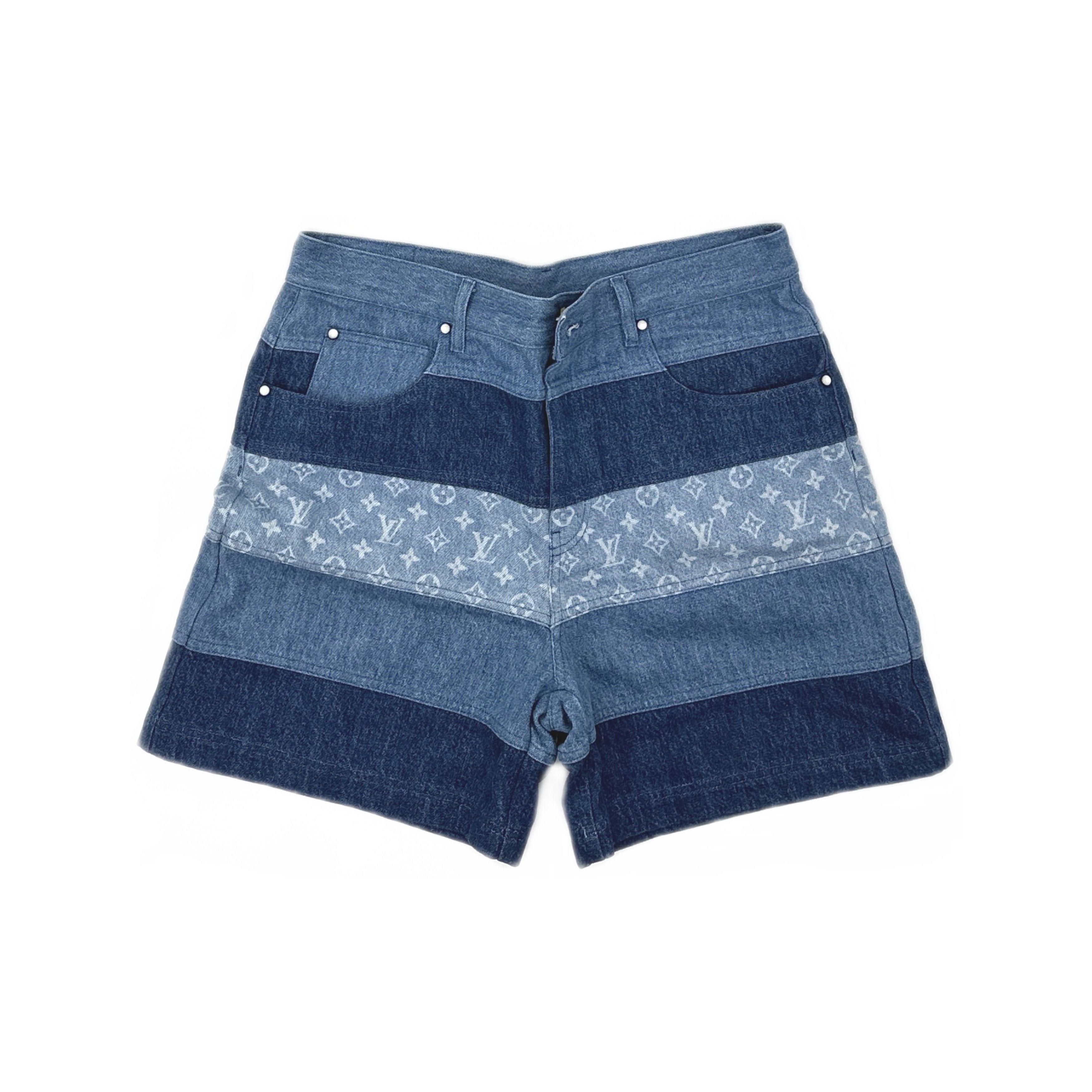Louis Vuitton Louis Vuitton Monogram Denim Shorts US 34 Size US 34 / EU 50 - 1 Thumbnail