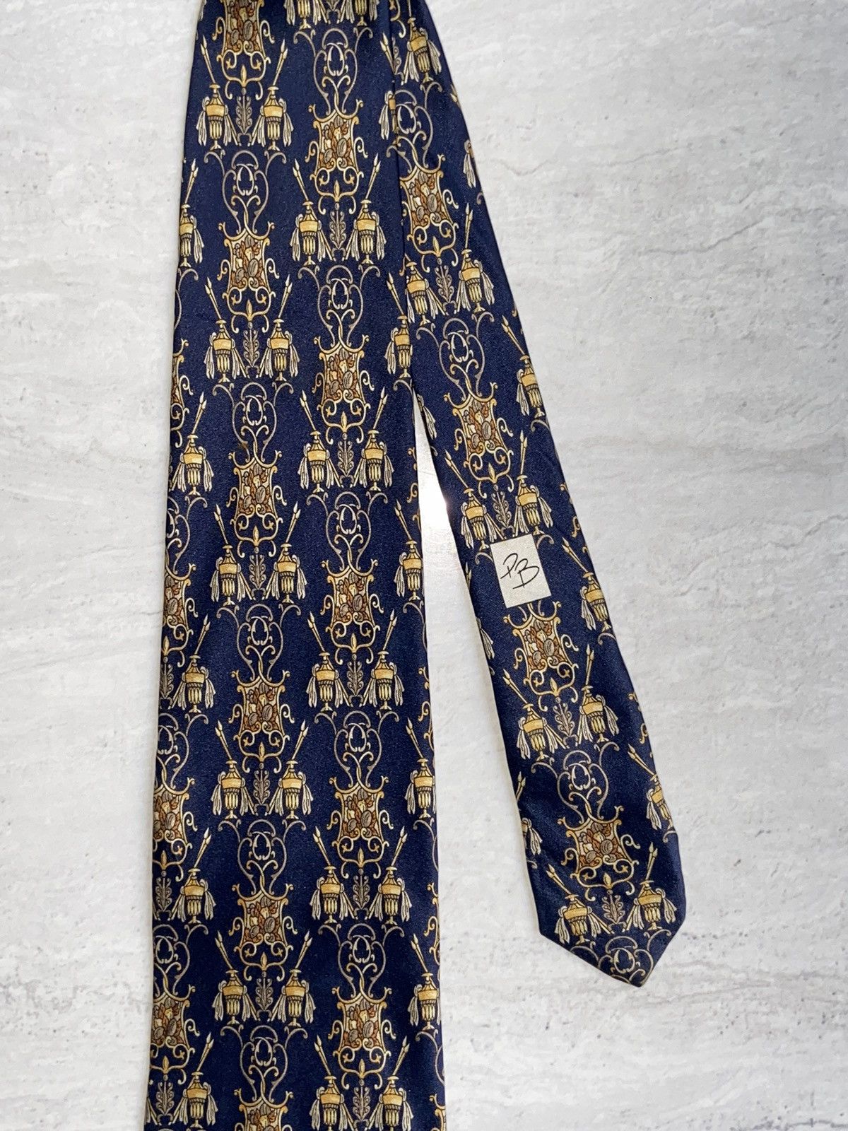 Pierre Balmain PIERRE BALMAIN Paris Motive Tie Size ONE SIZE - 9 Thumbnail