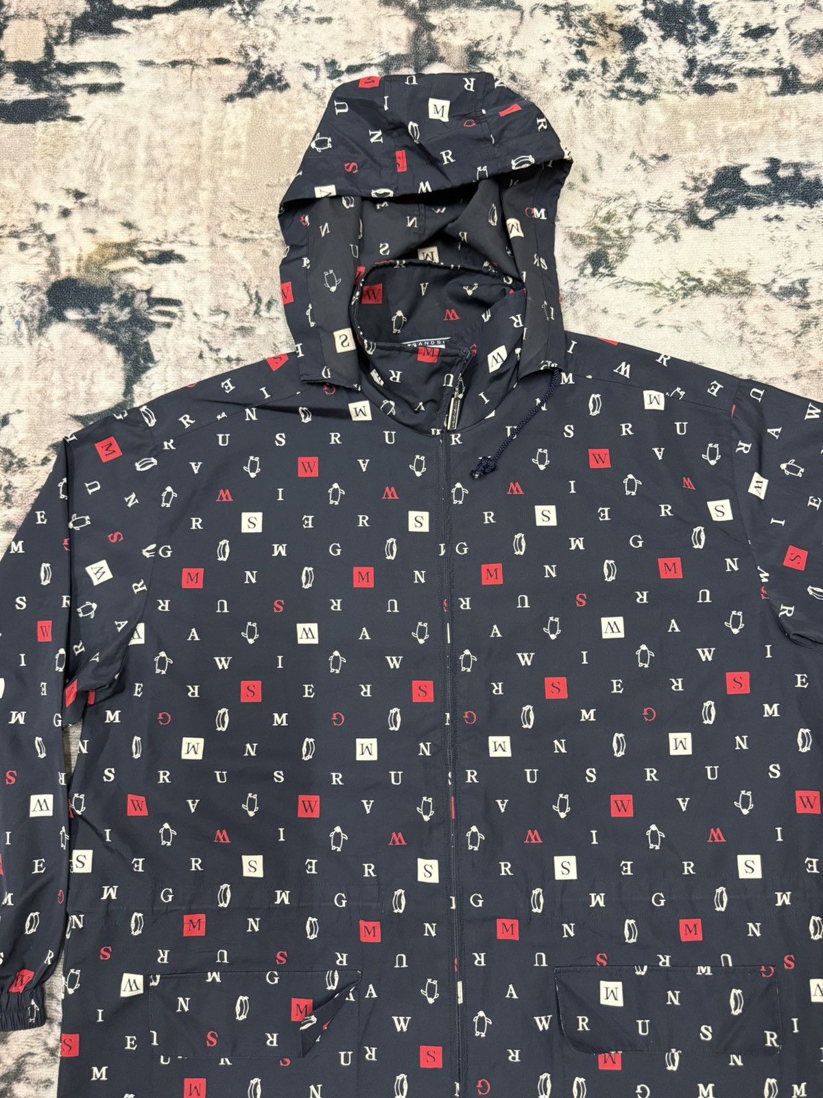 Grand Slam Munsingwear GrandSlam Fullprint Oversized Rain Jacket Hoodie Size US L / EU 52-54 / 3 - 4 Thumbnail