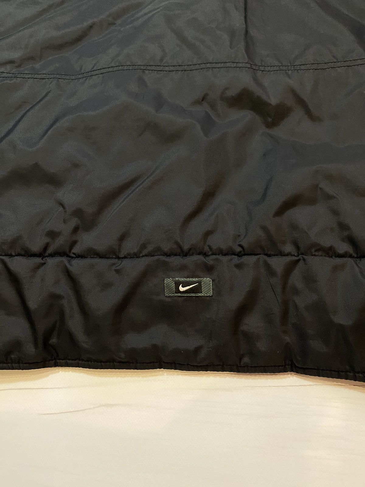 Nike × Vintage Vintage 90’s Nike drill Big Swoosh puffer jacket Size US S / EU 44-46 / 1 - 7 Thumbnail
