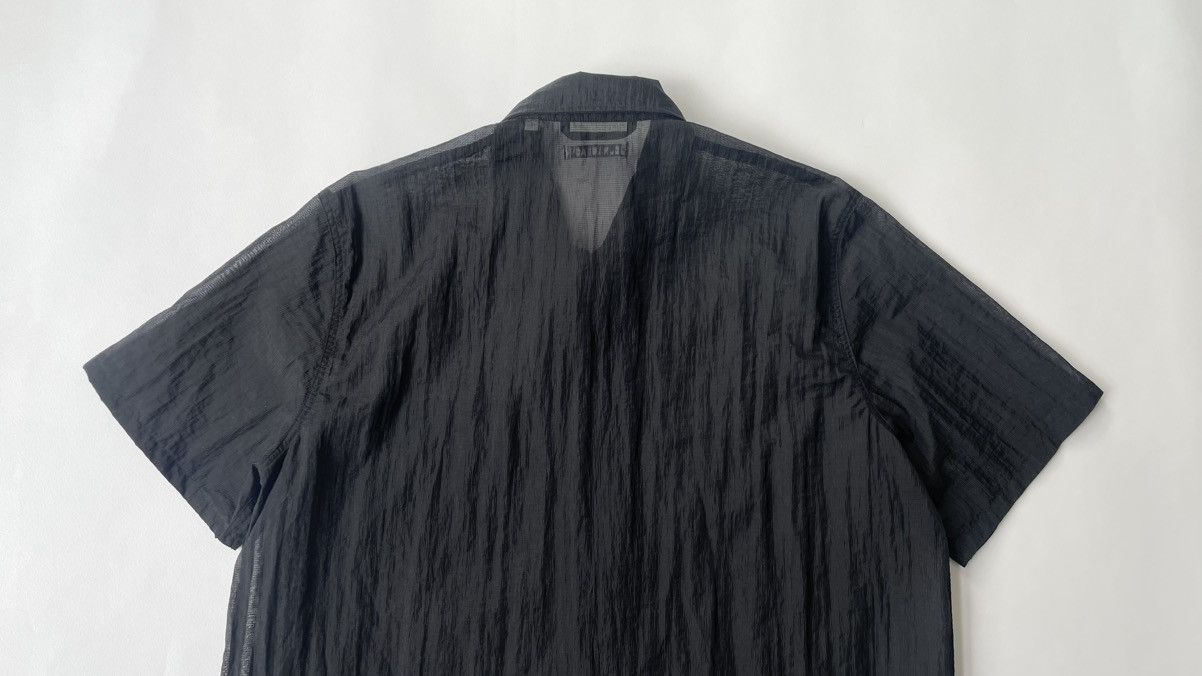 Our Legacy Black Grid Nylon Mesh Box Shirt Size US M / EU 48-50 / 2 - 10 Thumbnail