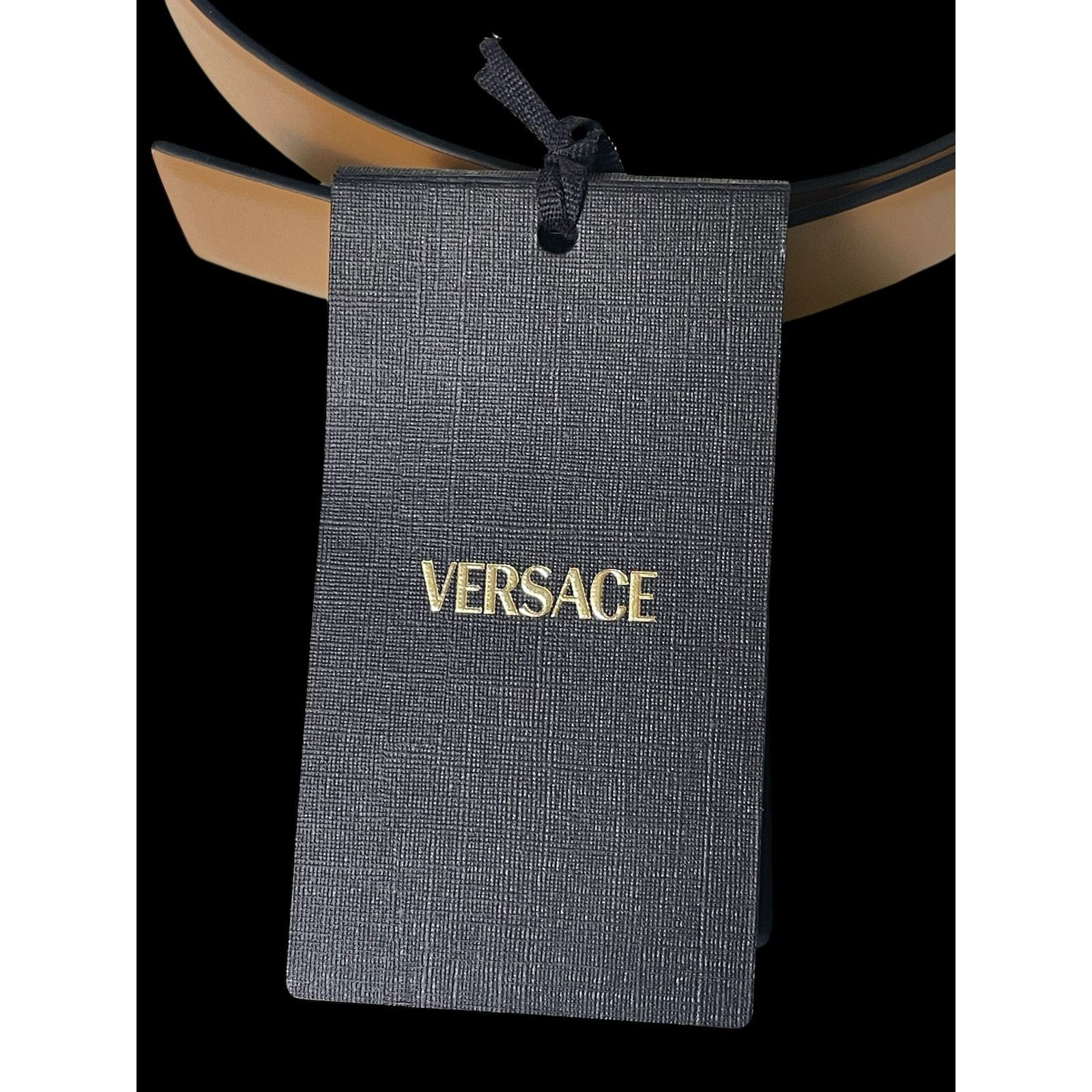 Versace Authentic Versace Virtus Brown Women Belt Size 0 (18''-22'') Size ONE SIZE - 8 Thumbnail