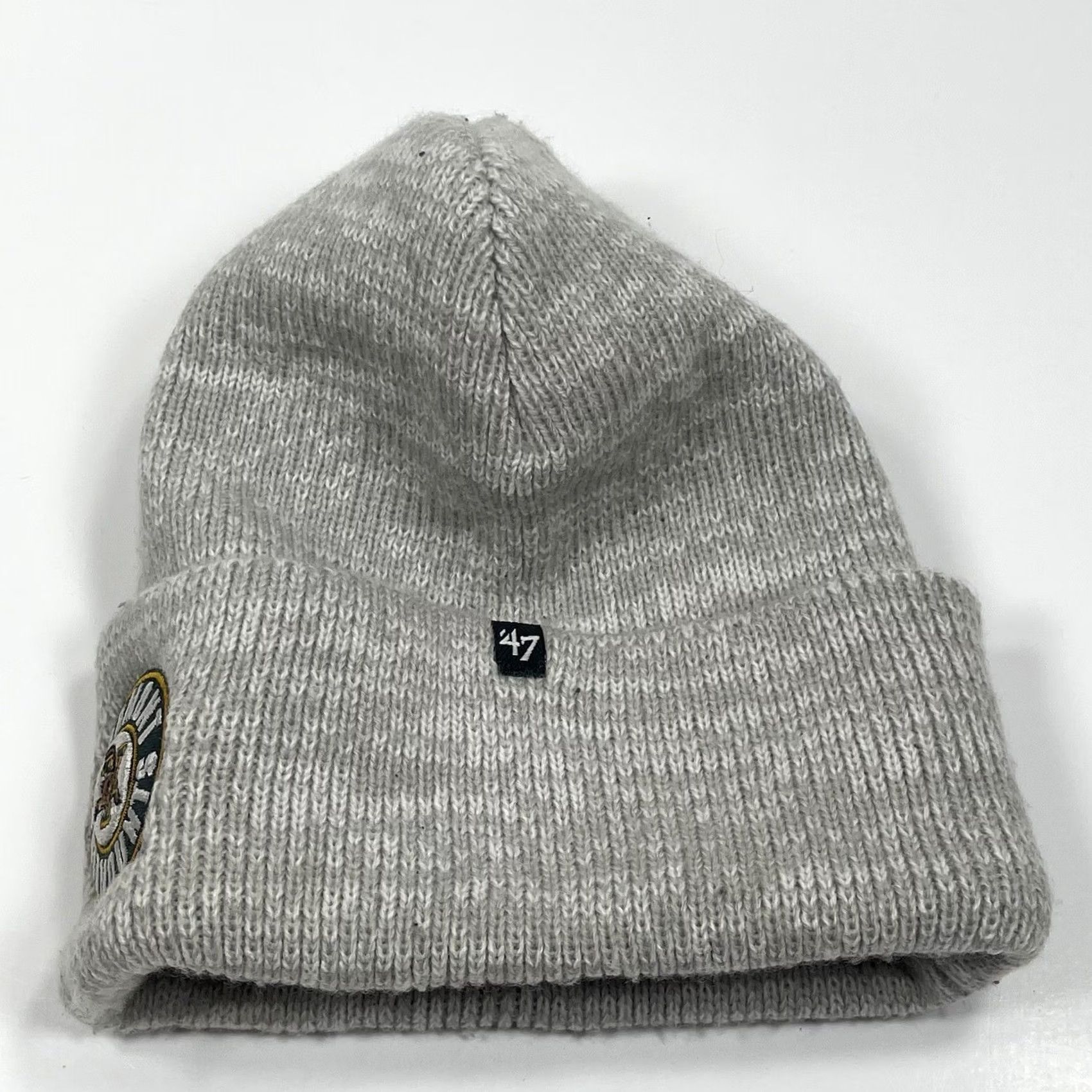 47 47 Hat One Size Gray Brand Beanie Adults Vermont Catamounts Winter Snow Cap Acrylic Size ONE SIZE - 8 Thumbnail
