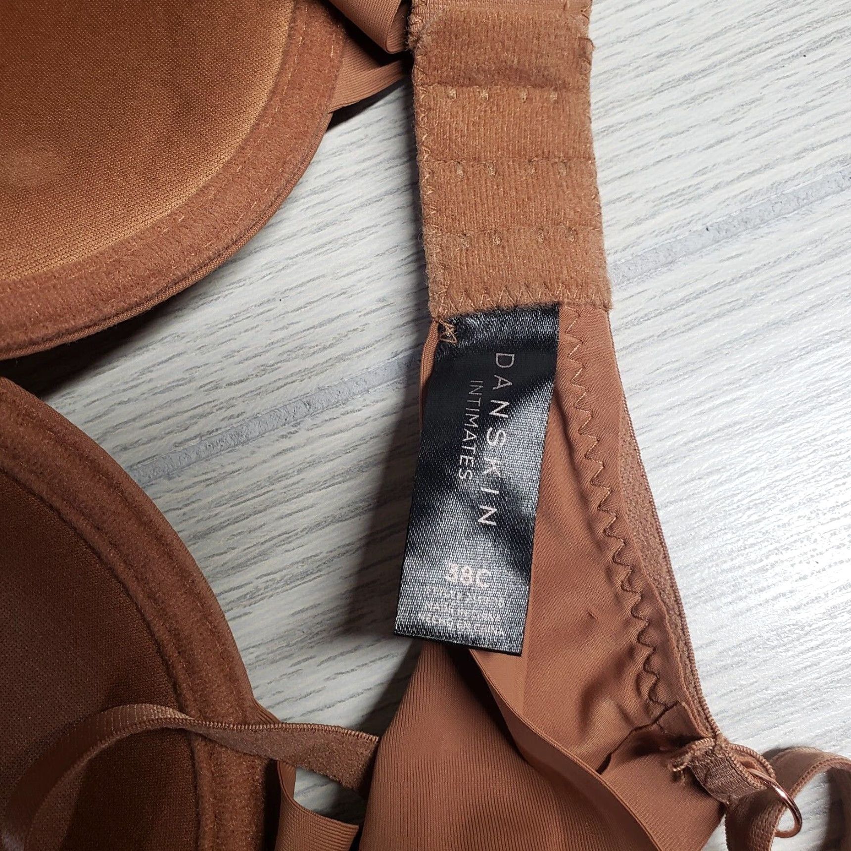 Vintage Danskin Intimates Bra Women Push Up Underwire Brown 38C Cup Size 38C Underwire Polyester Size ONE SIZE - 5 Thumbnail