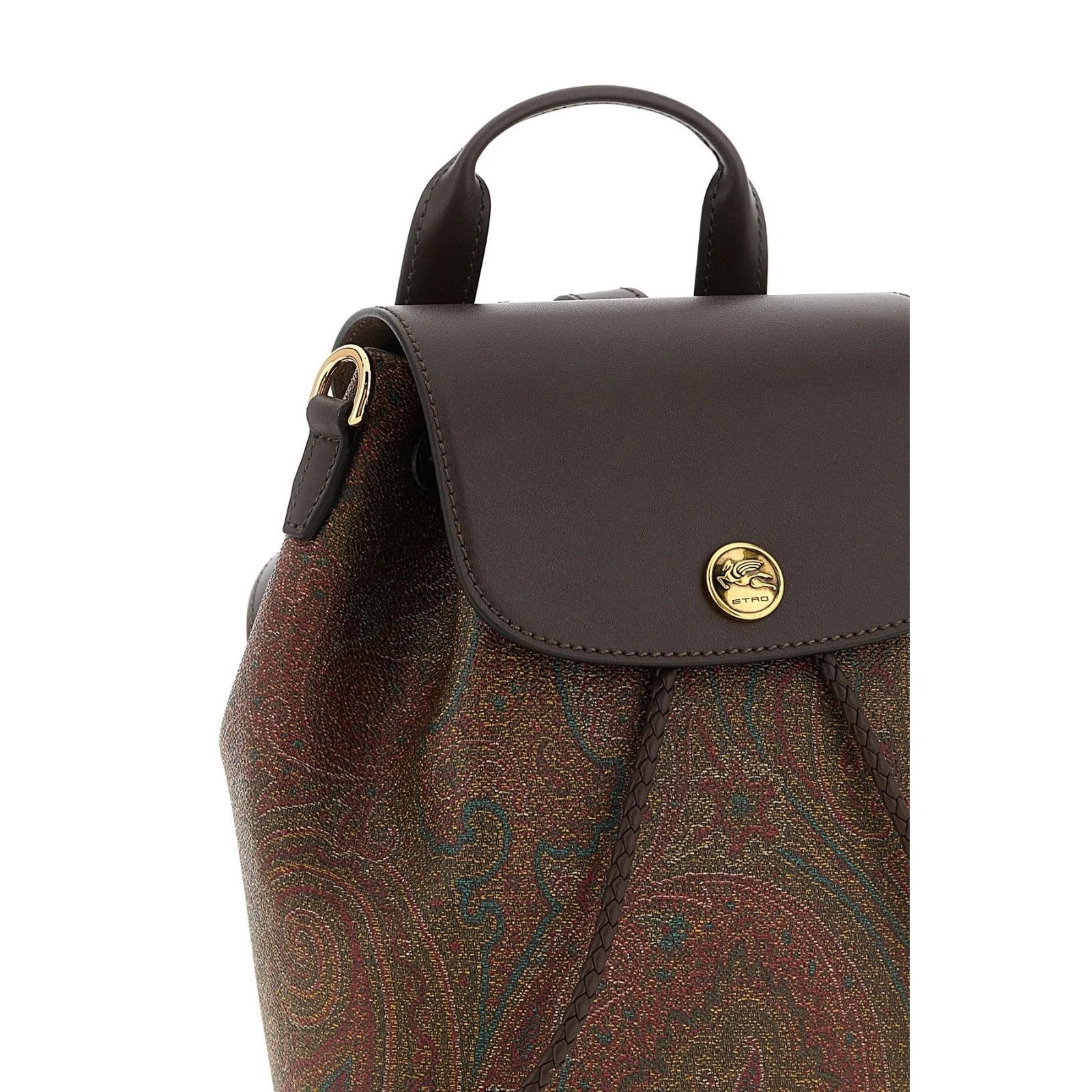 Etro ETRO Essential Small Brown Backpack New Size ONE SIZE - 3 Thumbnail