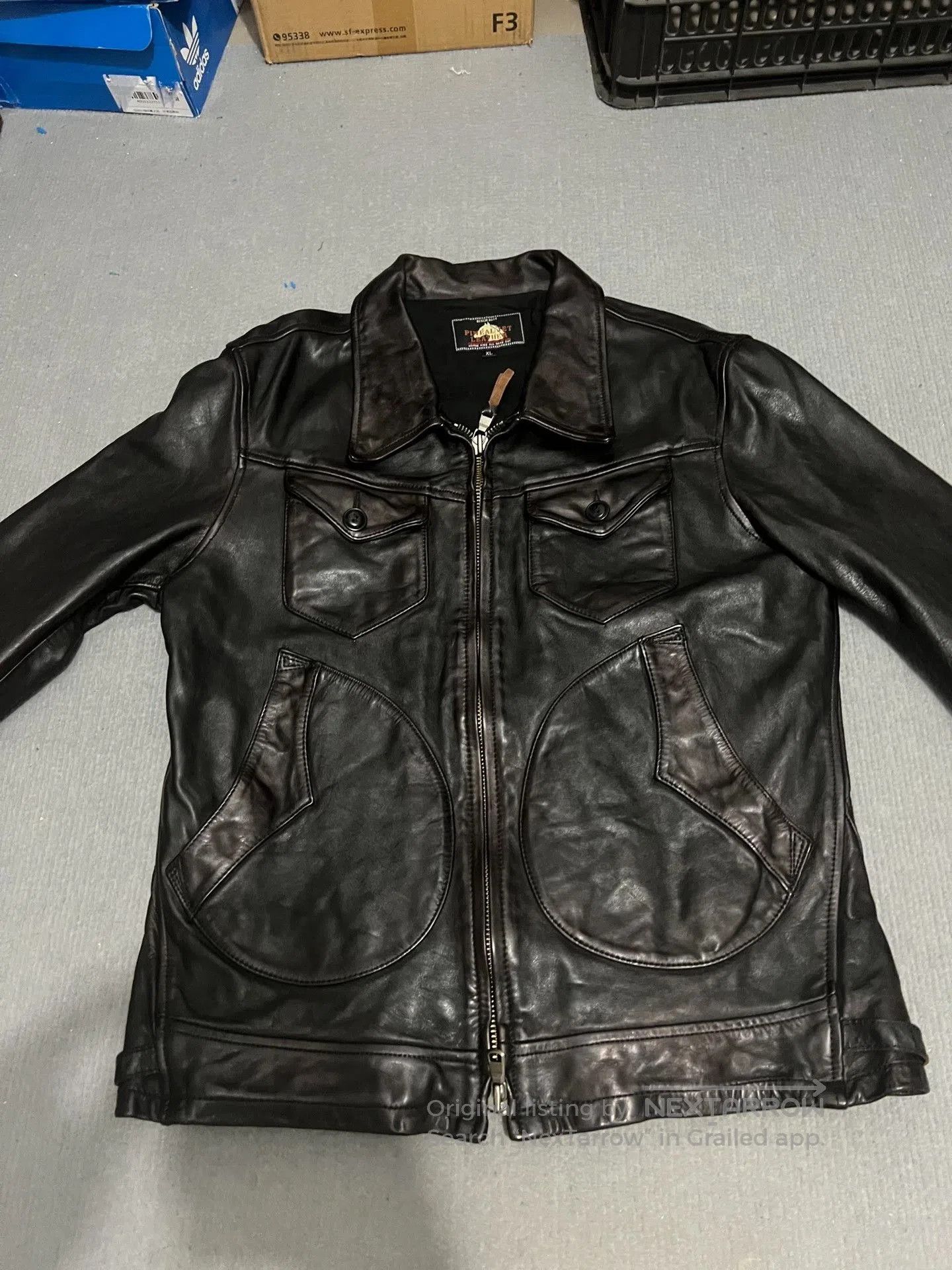 RRL Ralph Lauren Men's Leather Jacket XL Size. Size US XL / EU 56 / 4 - 1 Thumbnail