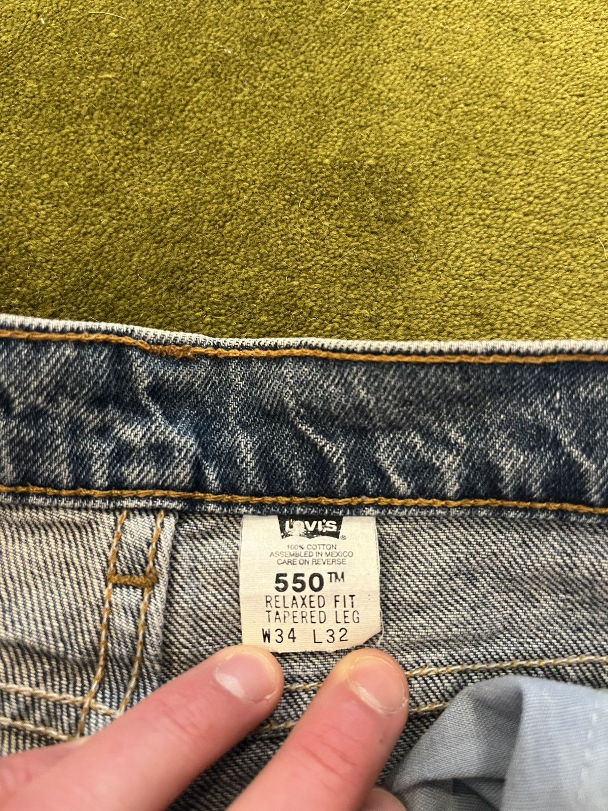 Levi's Levi’s 550 - Orange Tab - Vintage Jeans Size US 34 / EU 50 - 3 Thumbnail