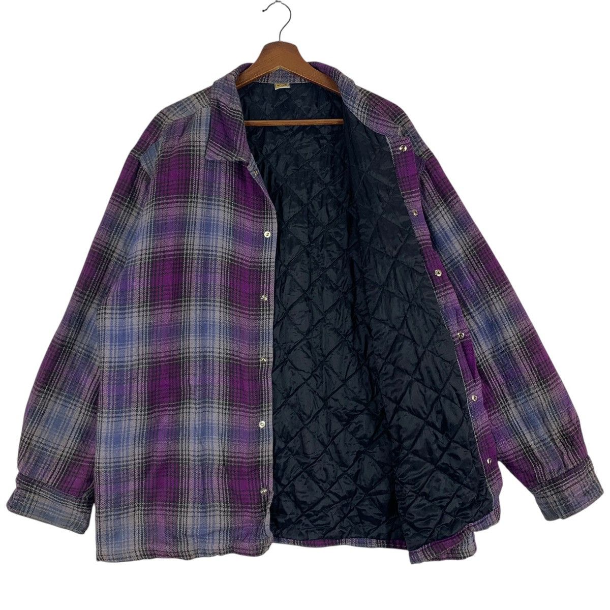 Hang Ten × Vintage VINTAGE HANG TEN SNAP BUTTON TARTAN FLANNEL JACKET Size US L / EU 52-54 / 3 - 4 Thumbnail