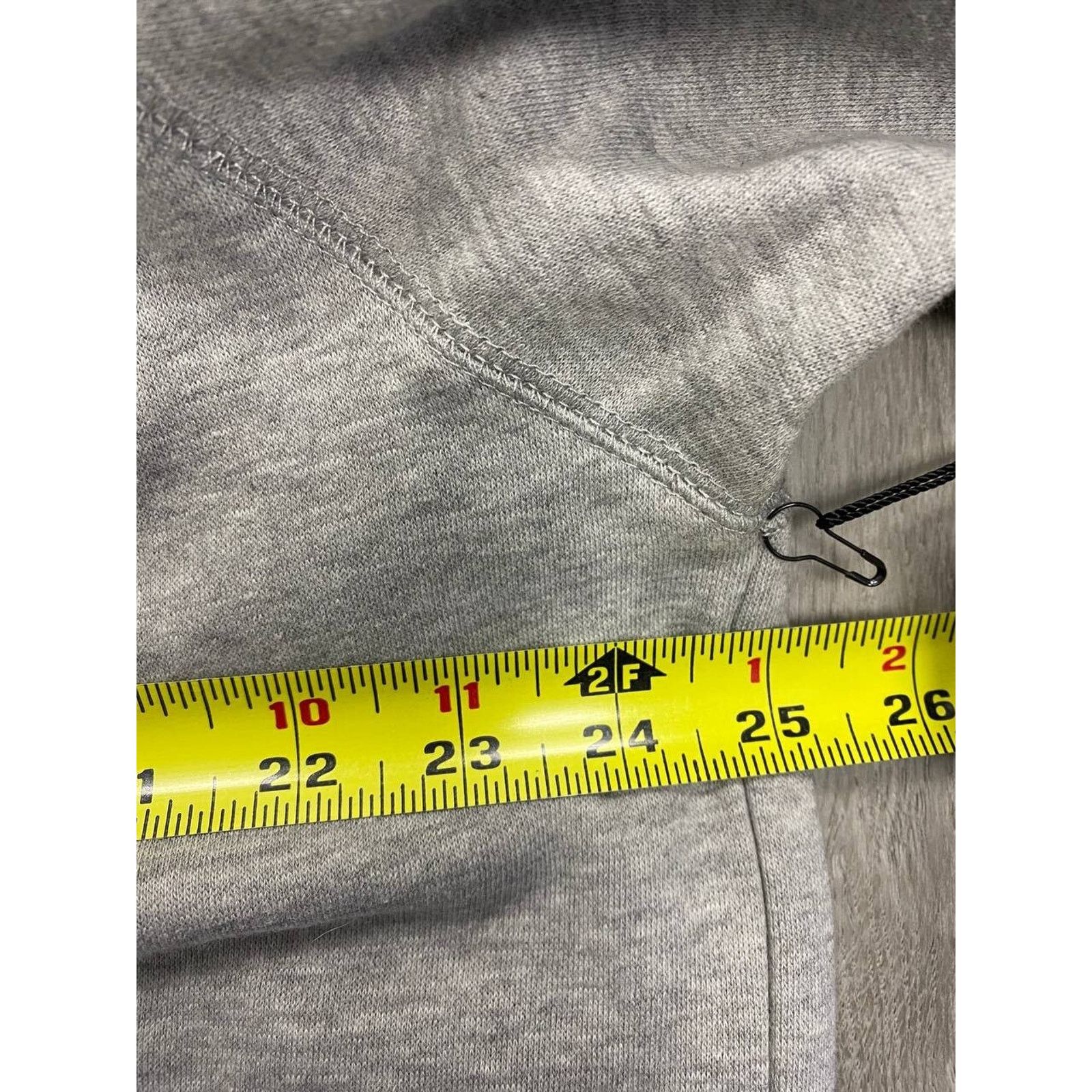 Los Angeles Apparel LF Women Los Angeles Grey Hoodie Cotton with Size M A000465 Size M / US 6-8 / IT 42-44 - 4 Thumbnail