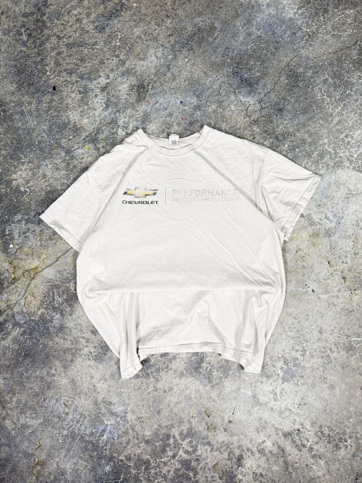 Chevrolet × Vintage Vintage Distressed Chevy Tee Size US XL / EU 56 / 4 - 1 Thumbnail