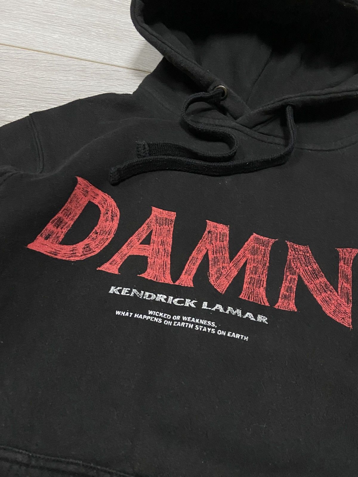 Kendrick Lamar DAMN Kendrick Lamar tour hoodie 2017 | Grailed