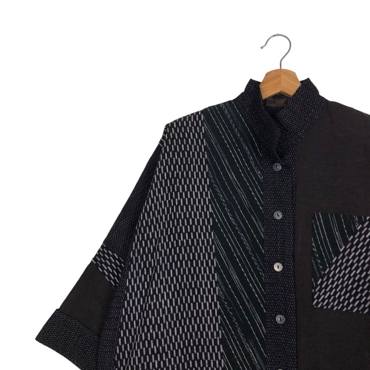 Indigo × Japanese Brand × Vintage 📌Vintage Indigo Button Jacket Japanese Brand Issey Miyake Size US M / EU 48-50 / 2 - 8 Thumbnail